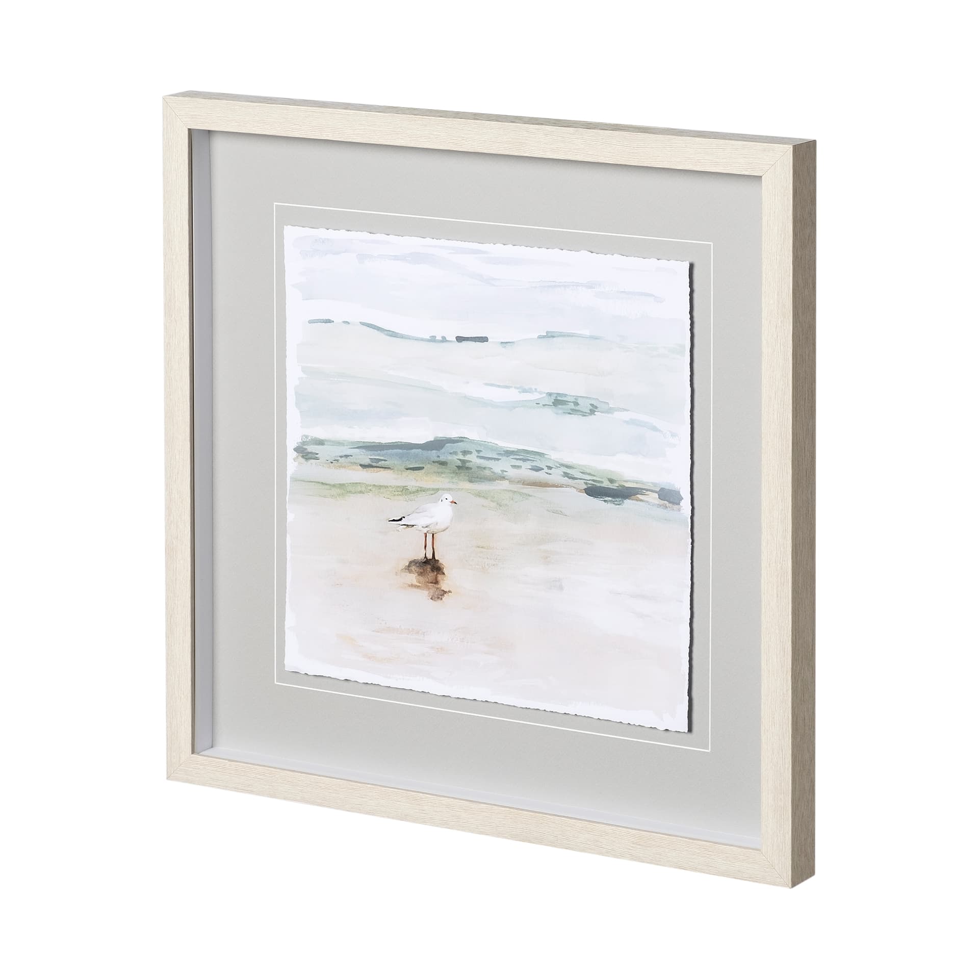 Seagull Cove I by Victoria Borges a Framed Art Print Matted under Glass — product photograph