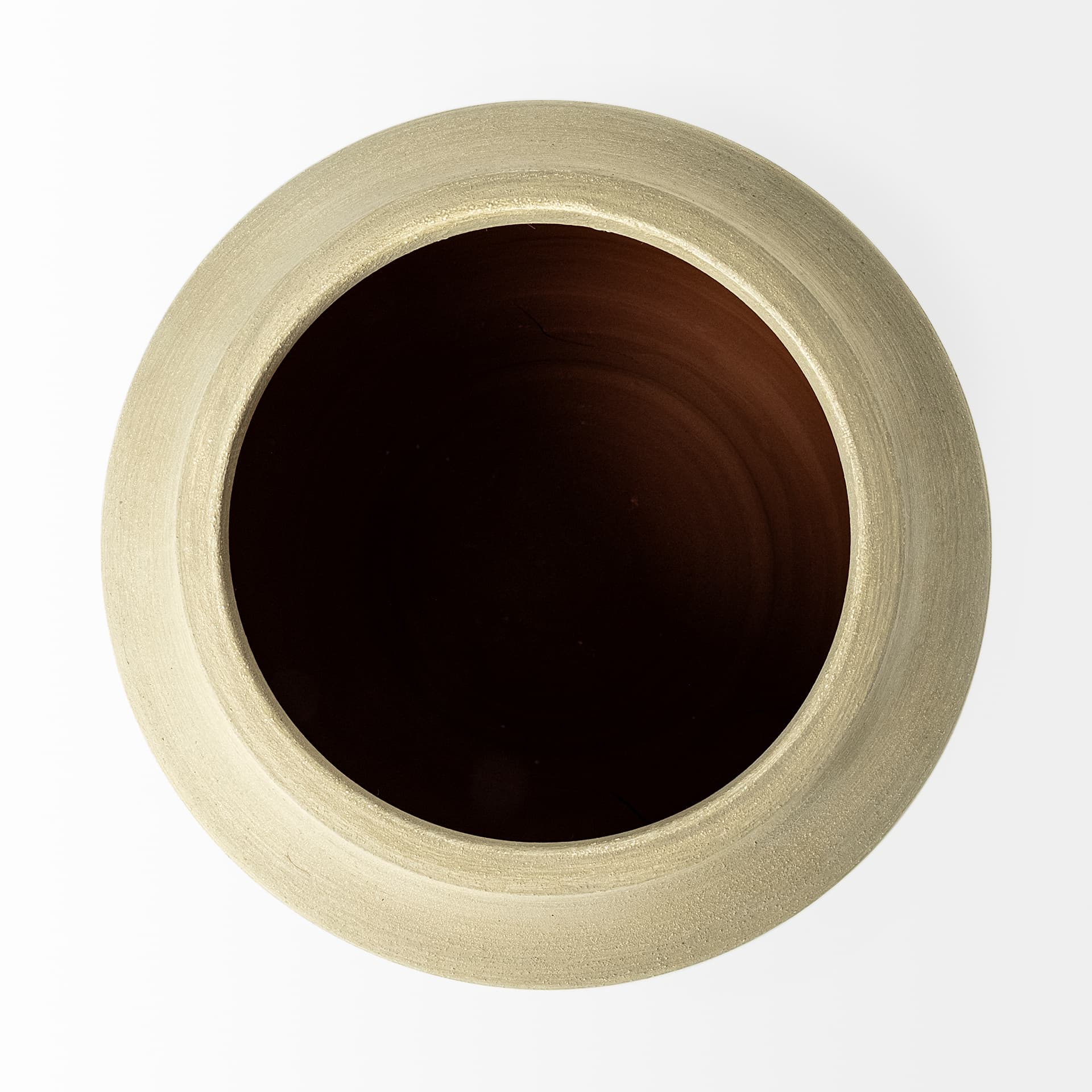 Sonnett Tall White/Blue Ceramic Vase — product photograph