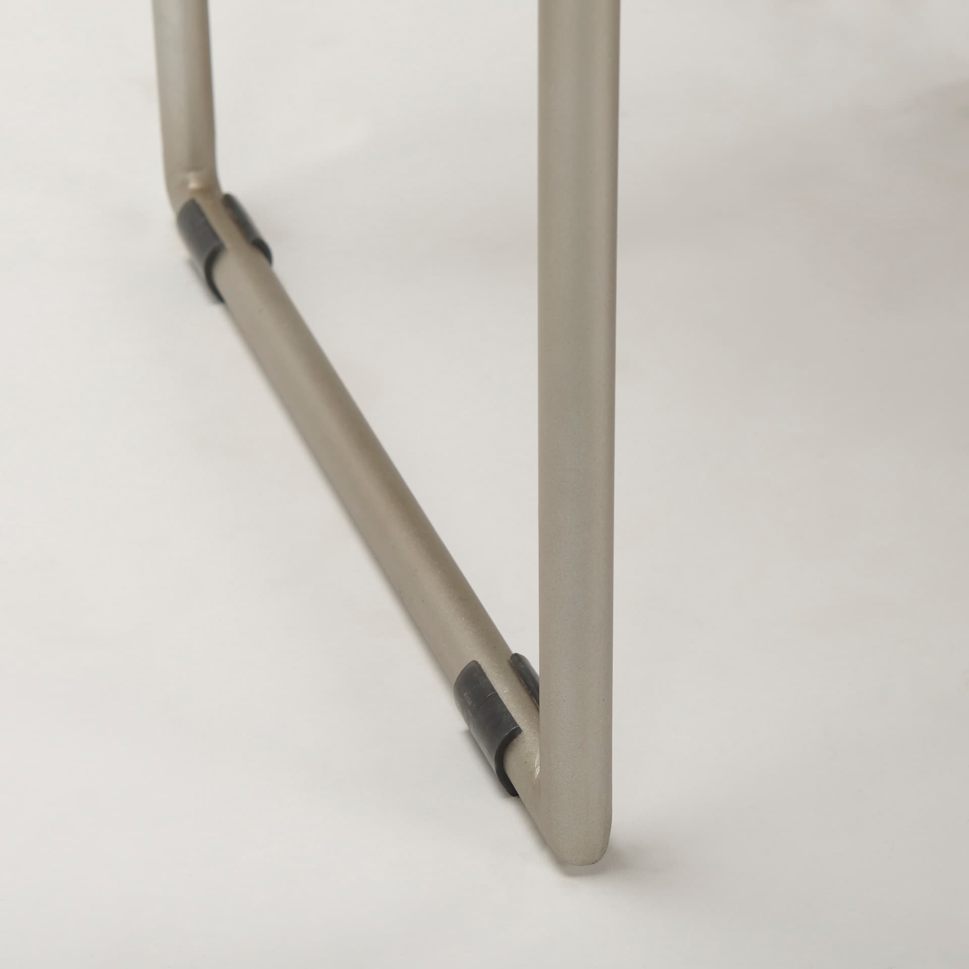 Givens Low Back 32in Seat Bar Stool | Brown Wood w/ Silver Metal — product photograph
