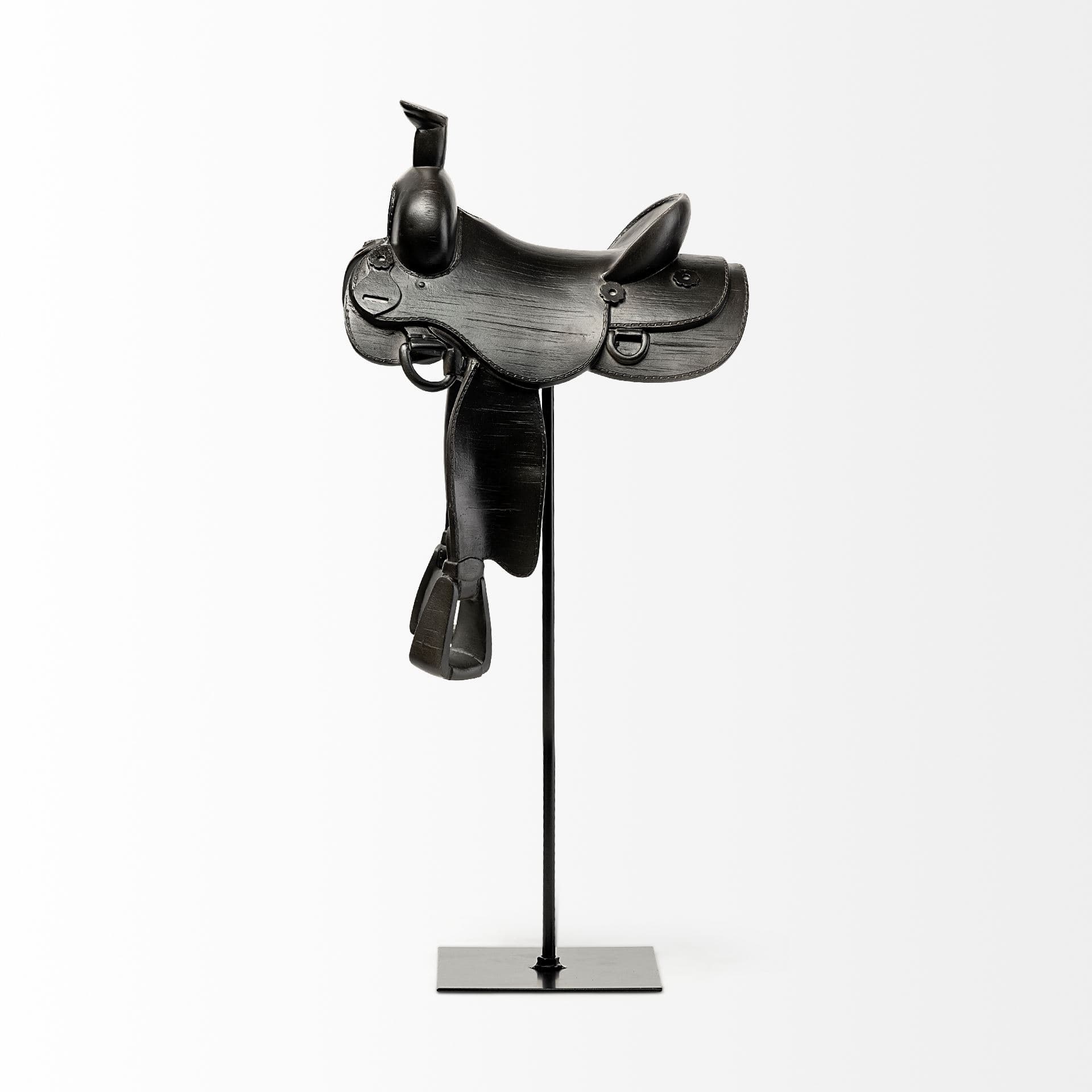 Colt I 9L x 8W Black Equestrian-Inspired Western Horse Saddle — product photograph