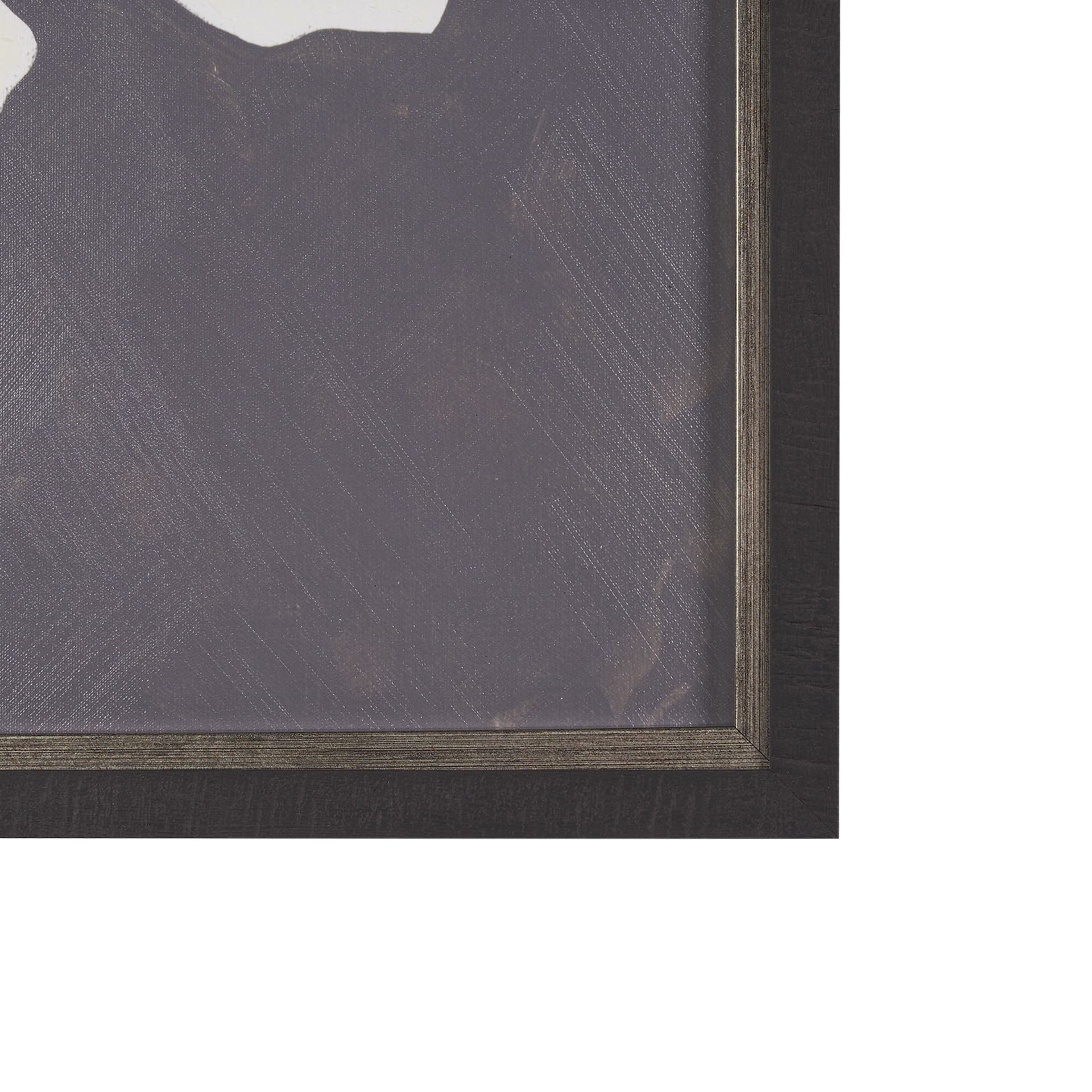 Floral Silhouettes IV by Liz Jardine a Hand Embelished Textured Framed Art Print — product photograph