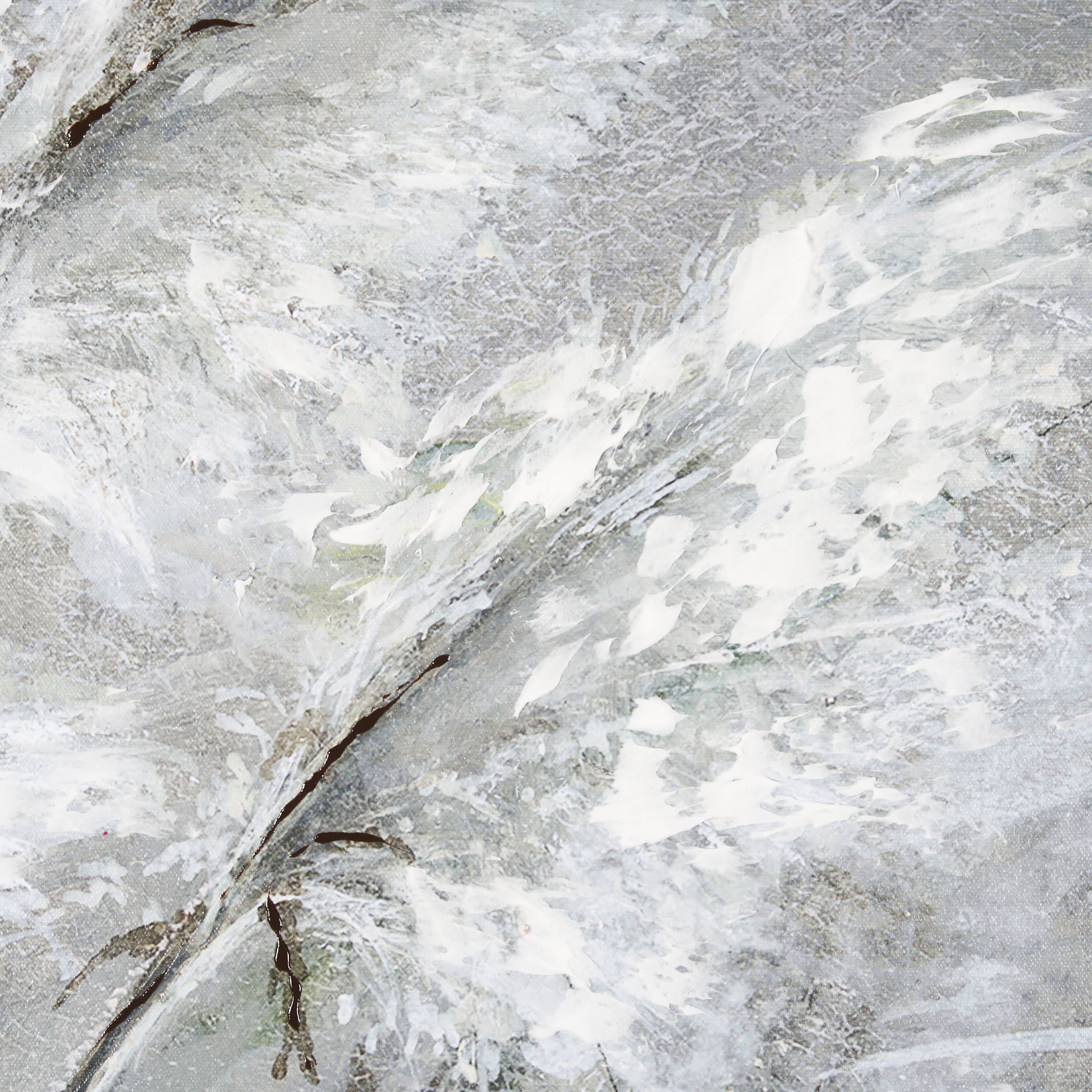 Pampas Grass Breeze I by Mercana Studio a Hand Embellished Textured Framed Canvas — product photograph