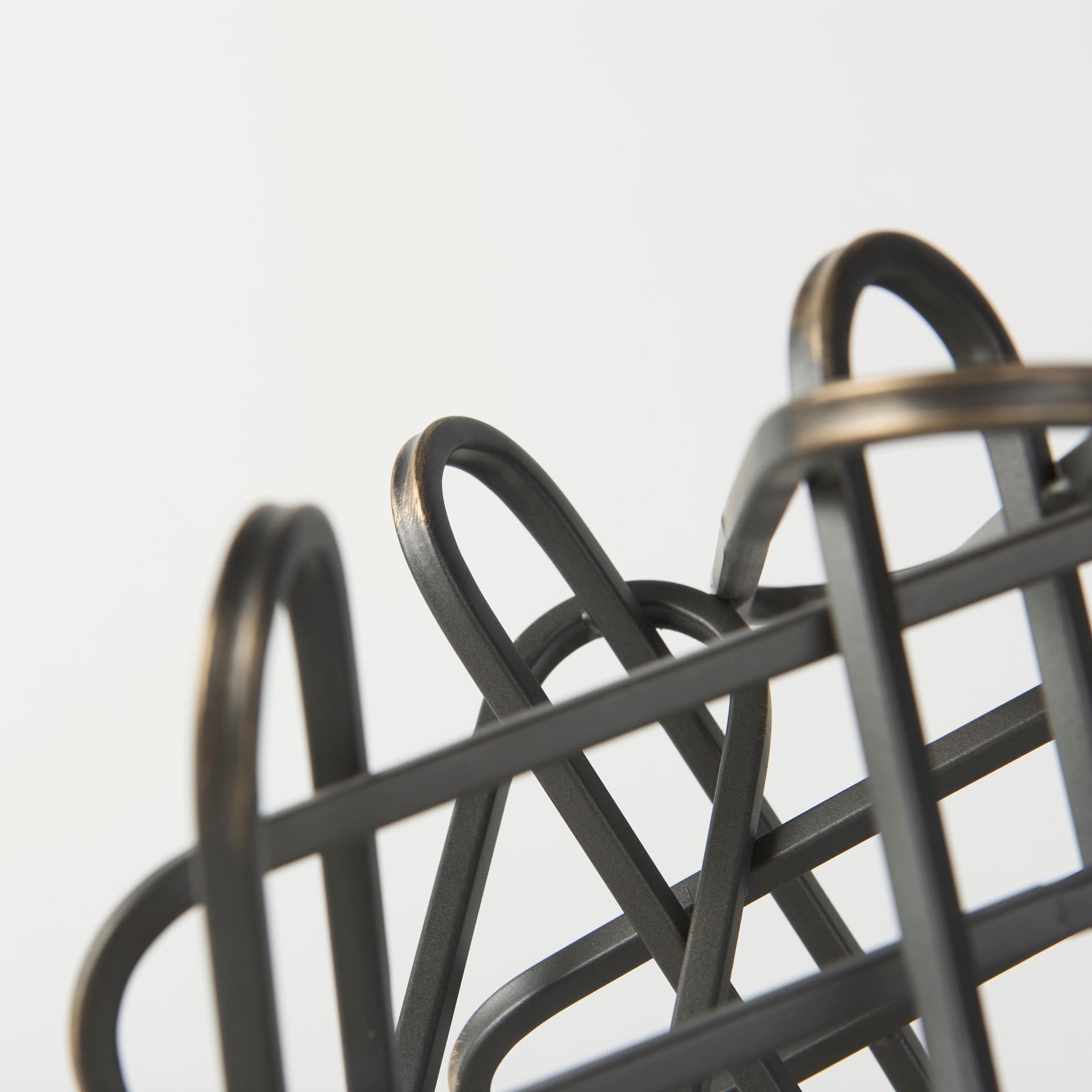 Henderson 12.2L x 9.1W x 9.1H Black Metal Paperclip Decorative Object — product photograph