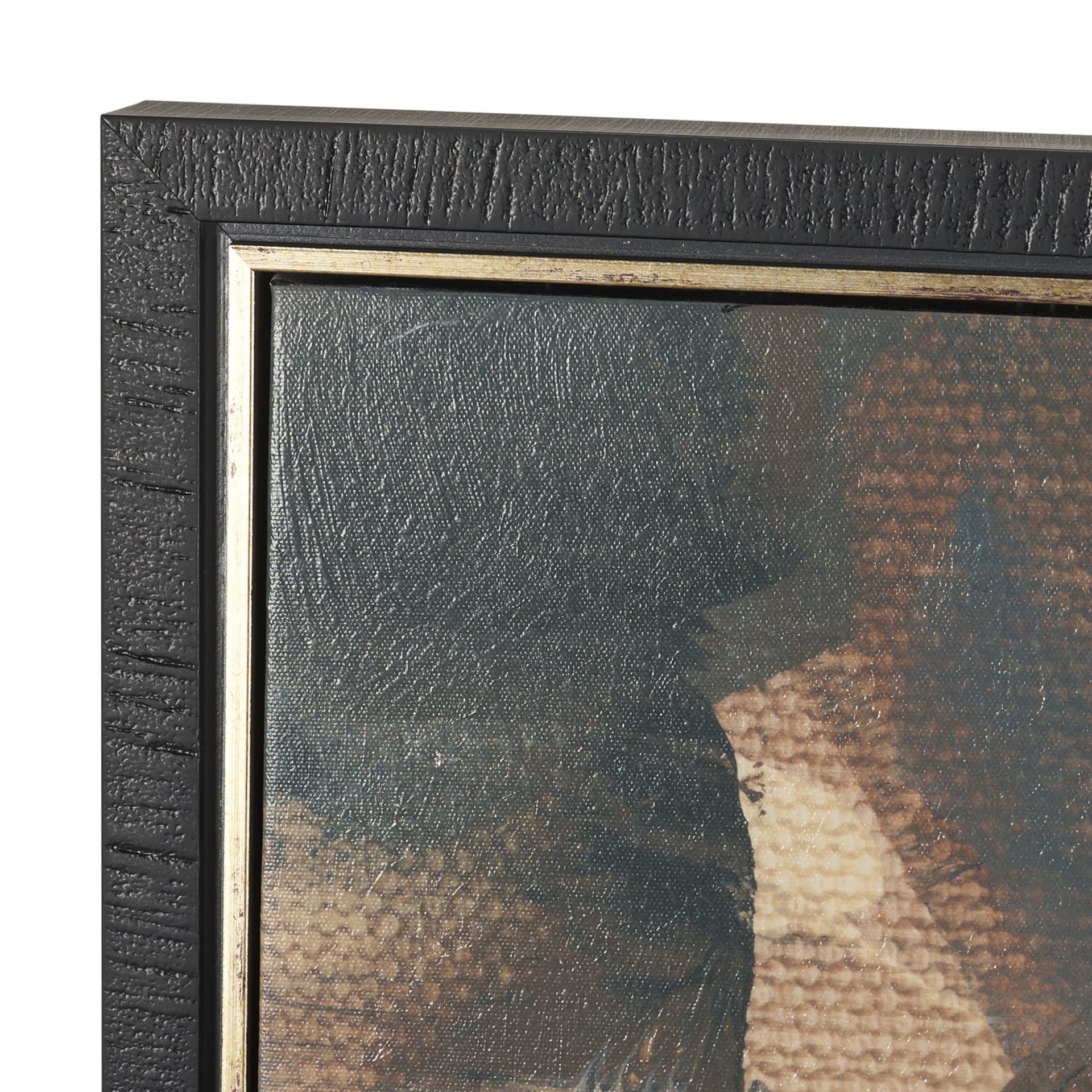 Cazim II by Mercana Studio Hand-Embellished Textured Framed Canvas Artwork — product photograph