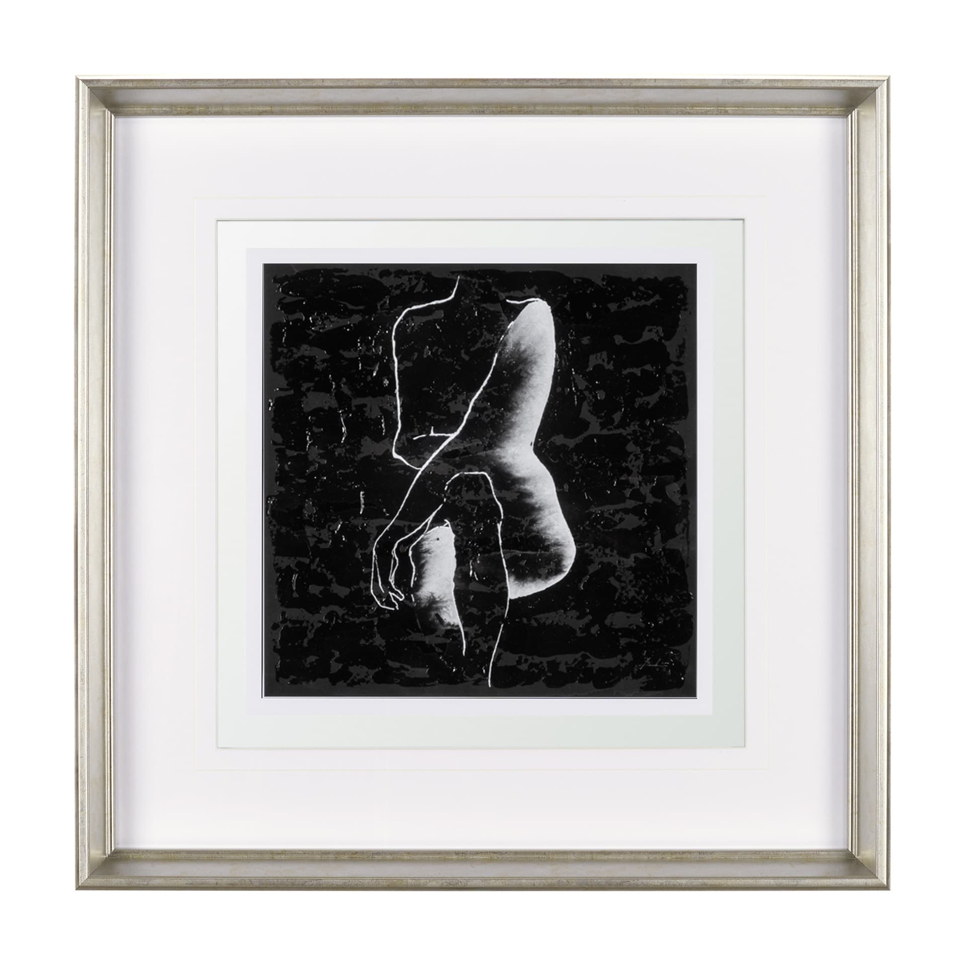 Andromedae V by Melody D a Hand Embellished Textured Framed Art Print Matted under Glass — product photograph