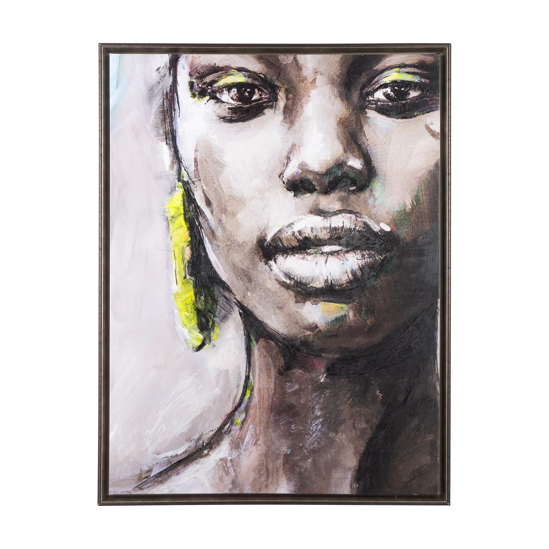 Unity IV Woman (FL) by Mercana Studio a Hand Embellished Textured Framed Canvas — product photograph