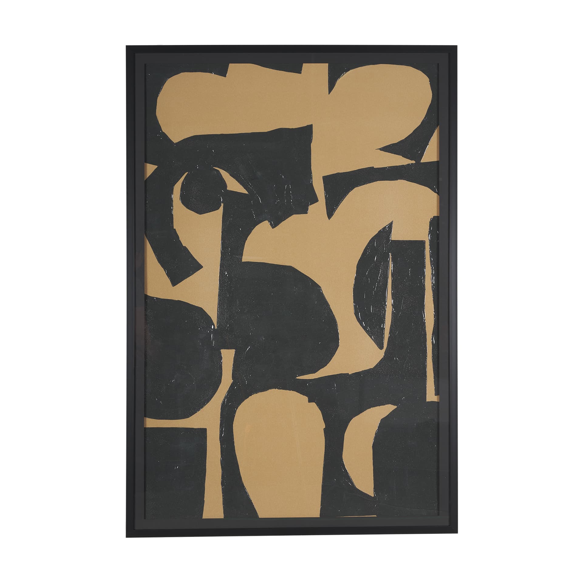 Kaldow by Mercana Studio a Hand Embellished Textured Framed Art Print Matted under Glass — product photograph