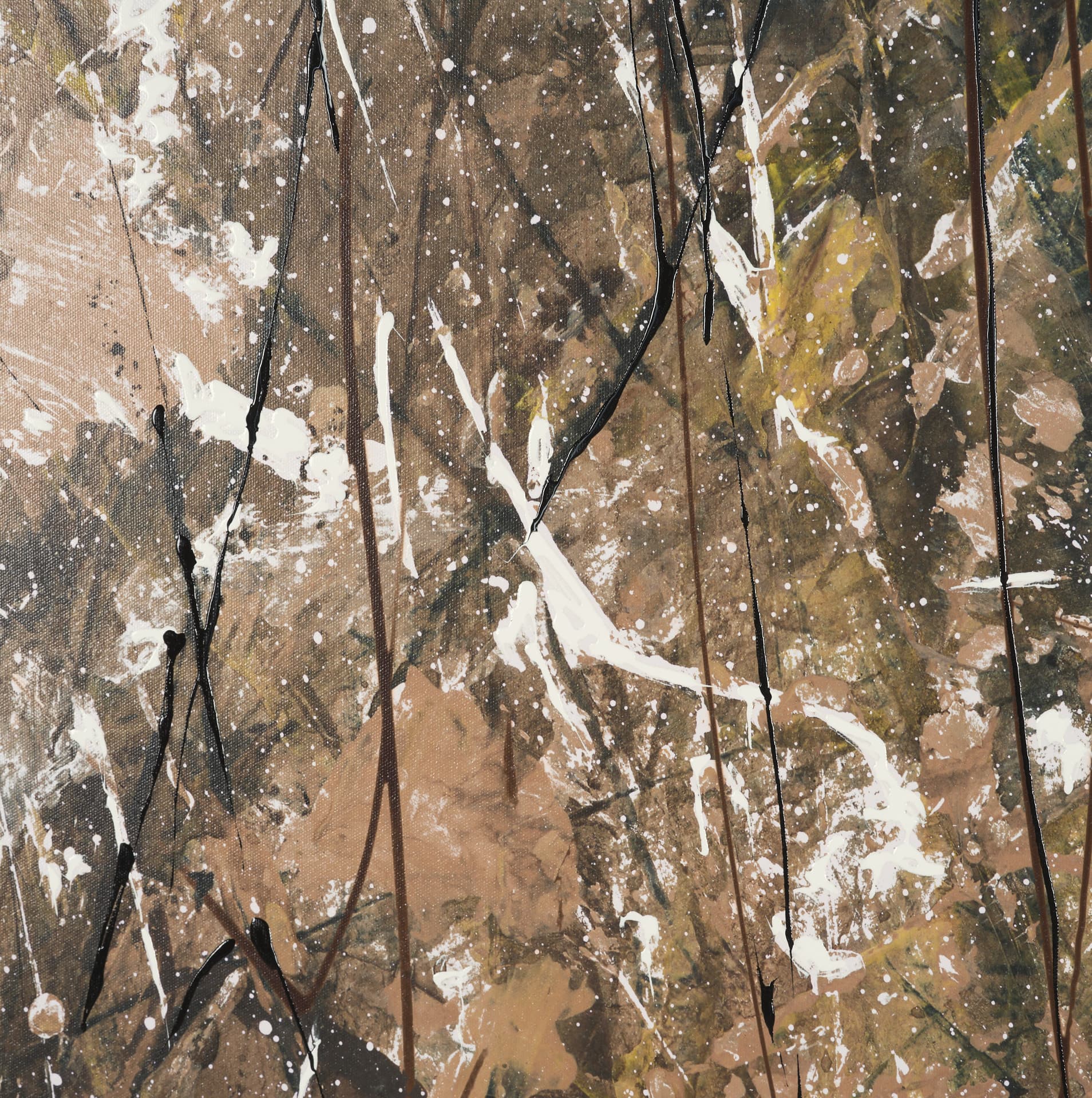 Chaos & Order V by Chad Warren a Hand Embellished Textured Framed Canvas — product photograph
