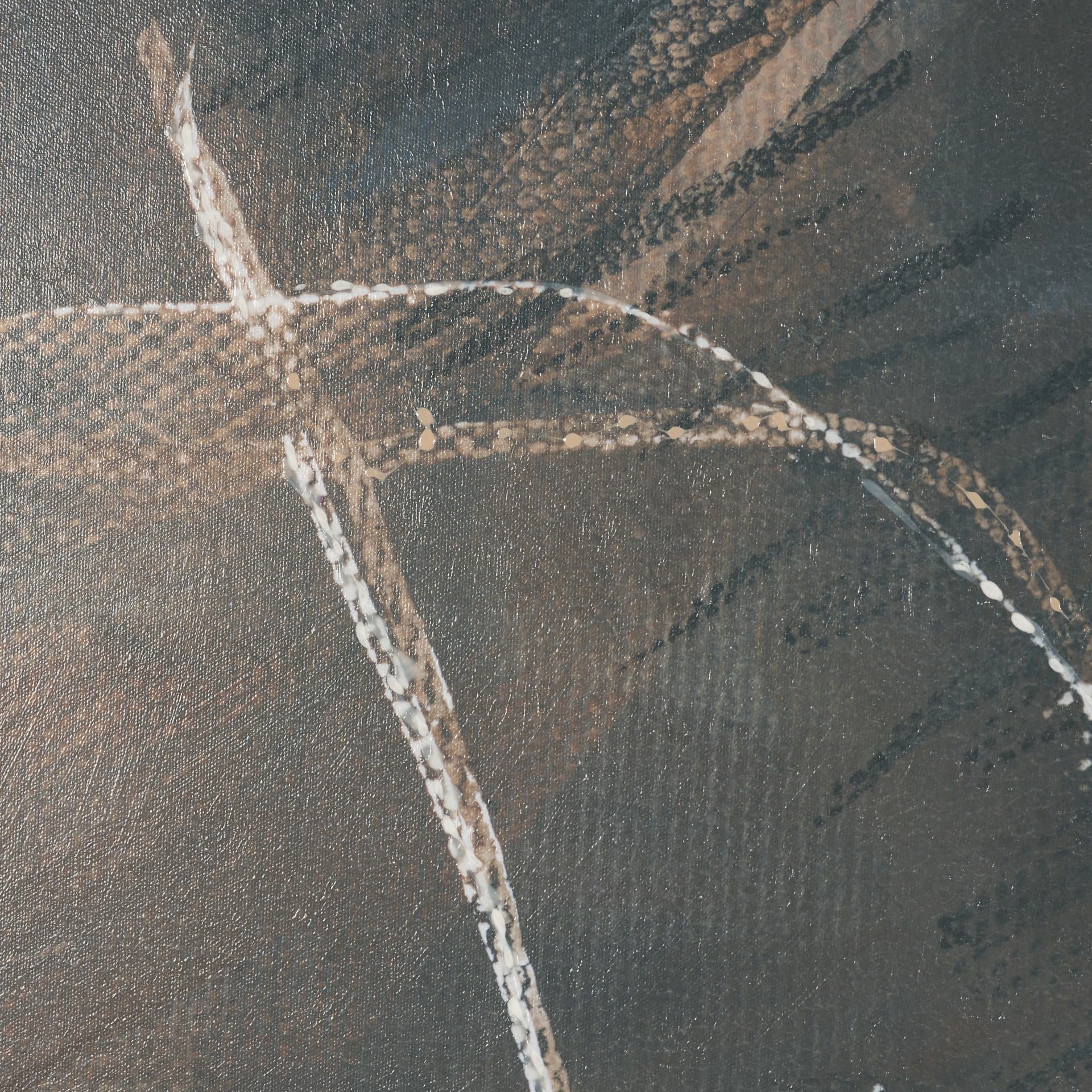 Cazim I by Mercana Studio Hand-Embellished Textured Framed Canvas Artwork — product photograph