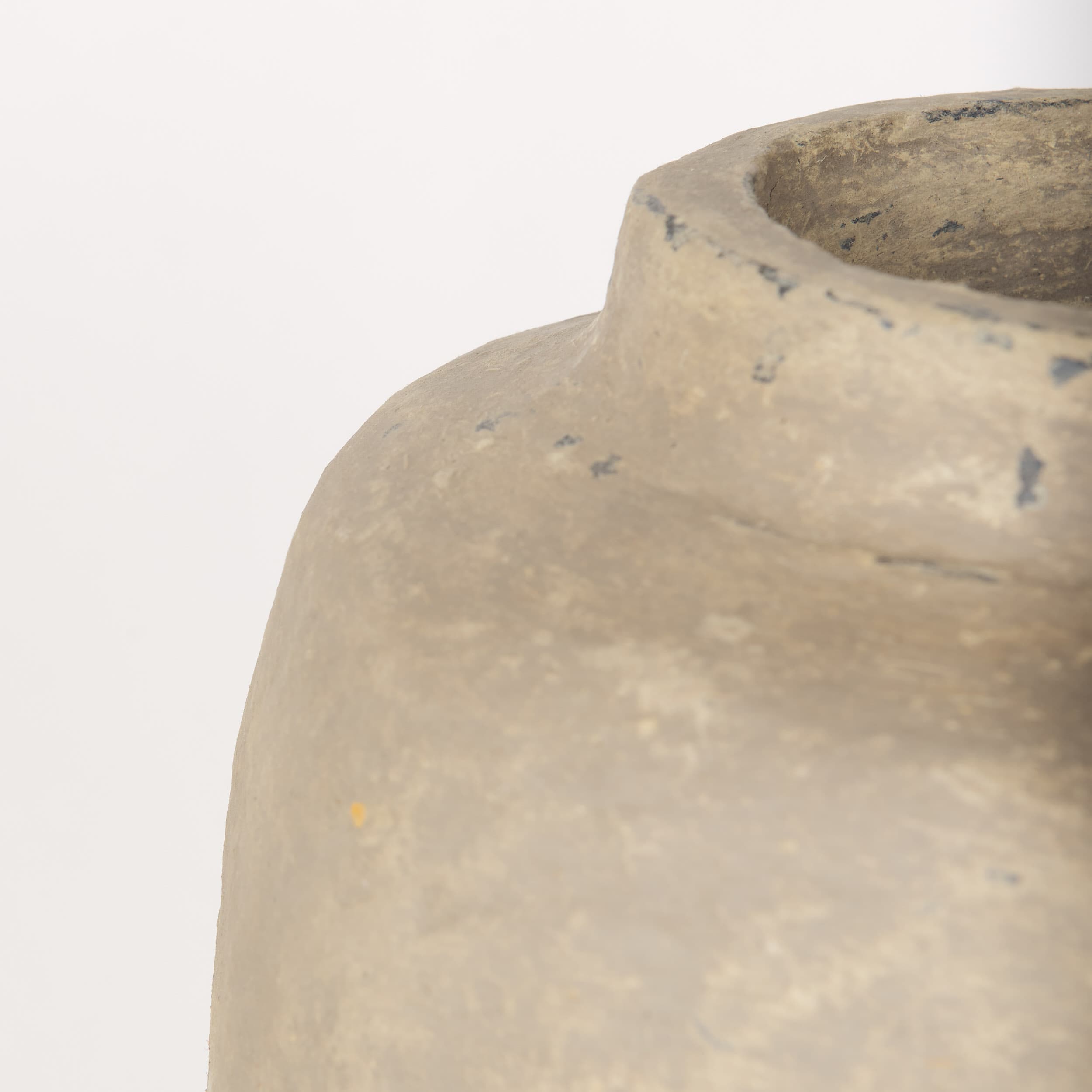 Bala Large Gray Paper Mache Vase — product photograph
