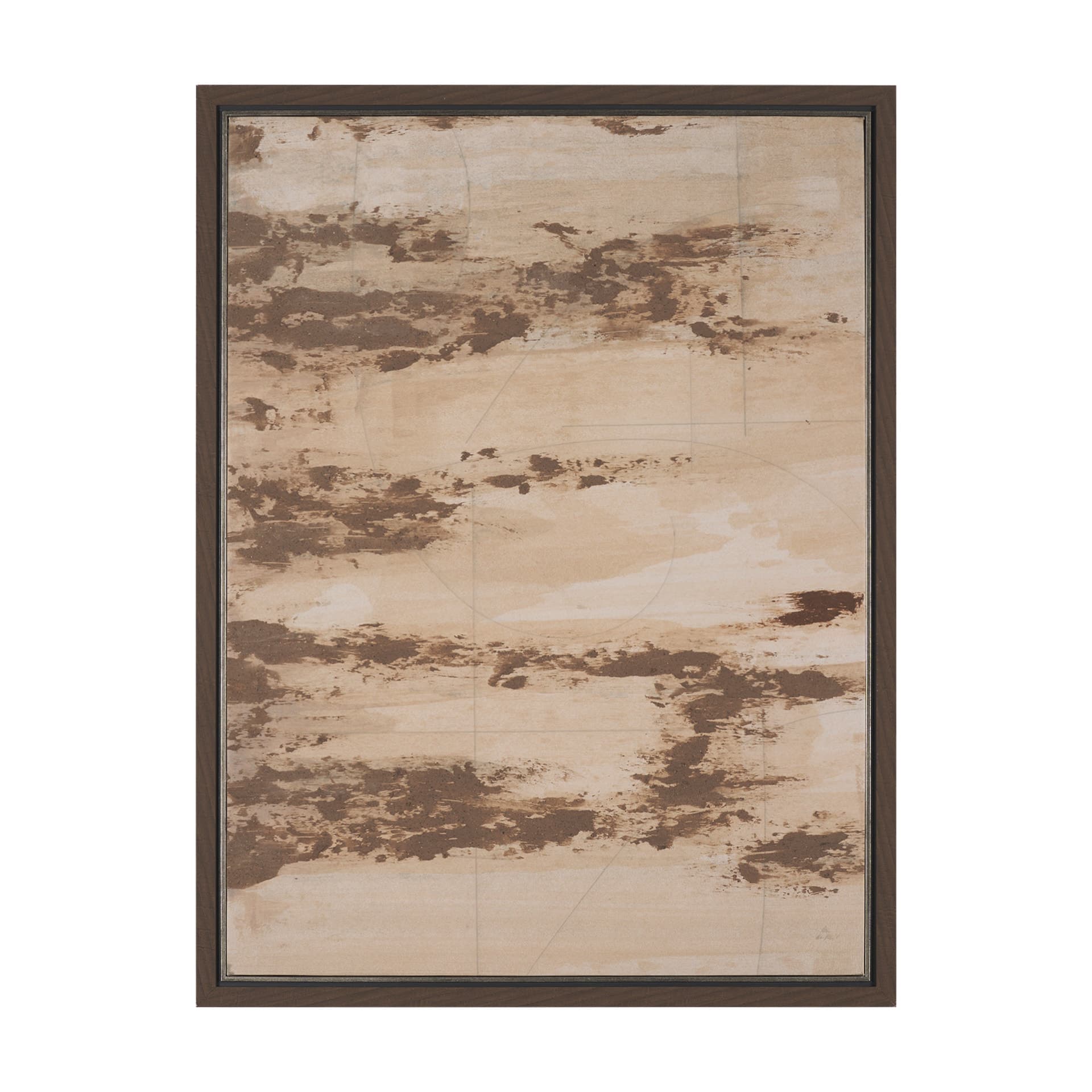 Flesh by Mercana Studio a Hand Embellished Textured Framed Canvas — product photograph