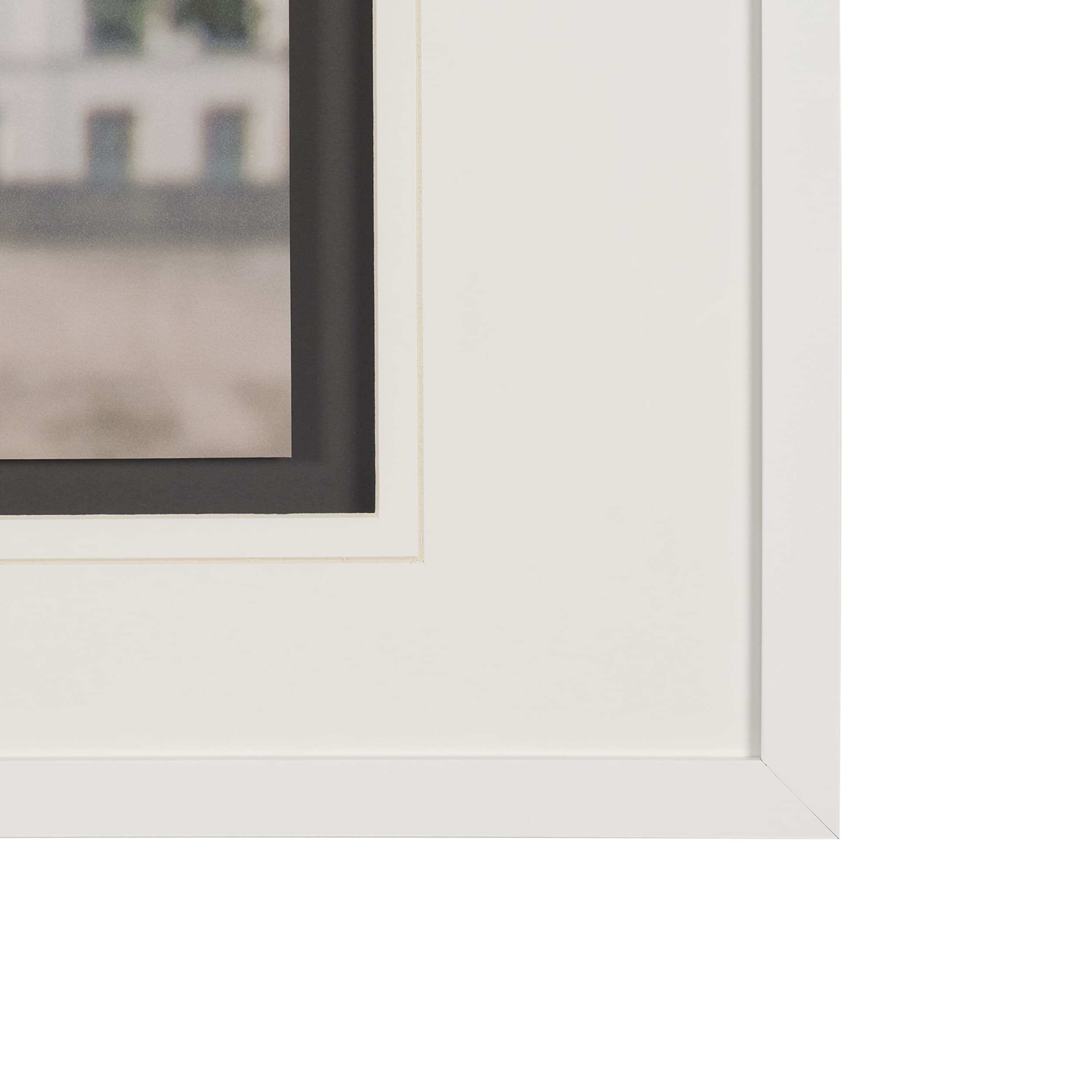 Amour de la Ville by Irene Suchocki a Hand Embellished Textured Framed Art Photo Matted under Glass — product photograph