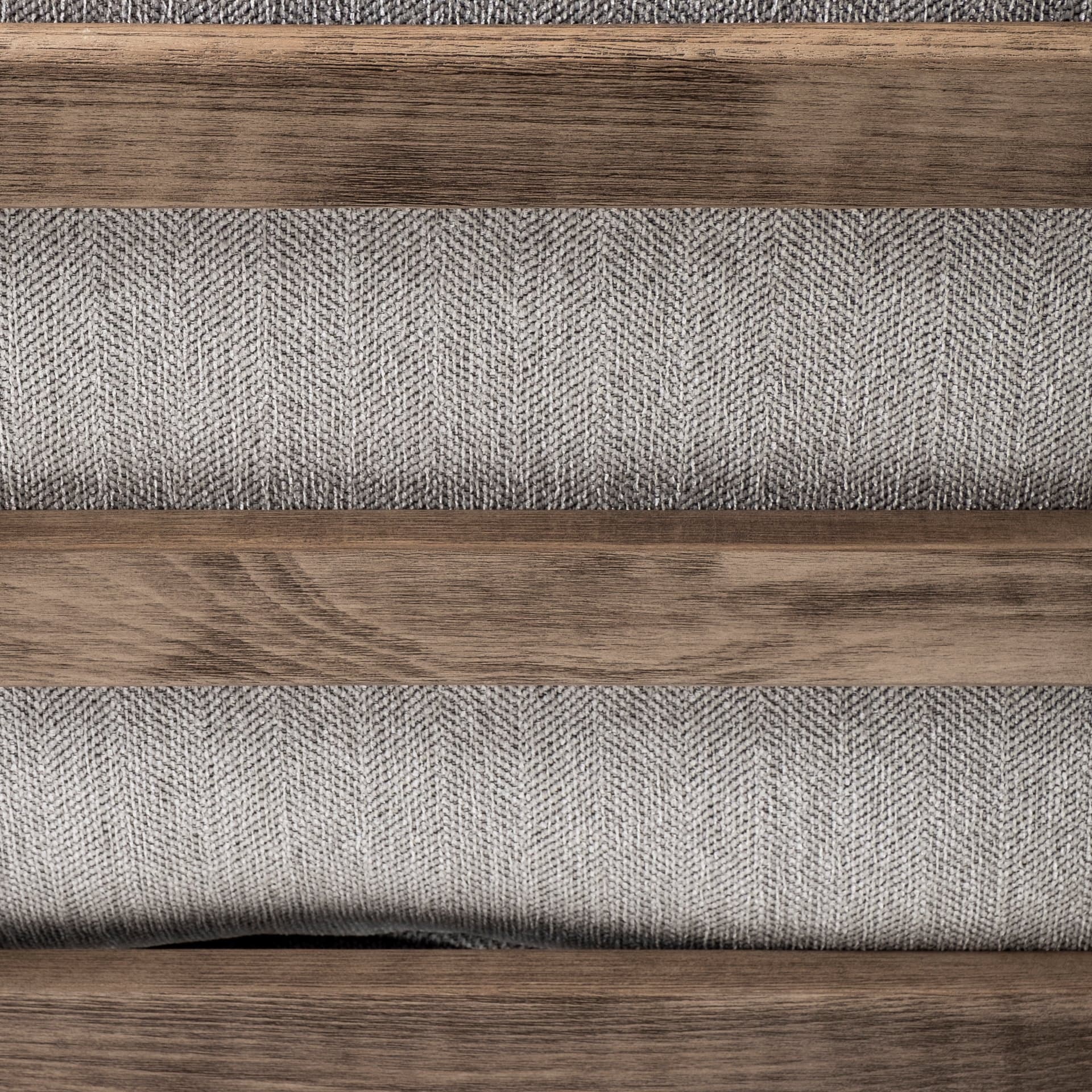 Olympus VI Frost Grey Fabric Wrapped Wooden Frame Accent Chair — product photograph