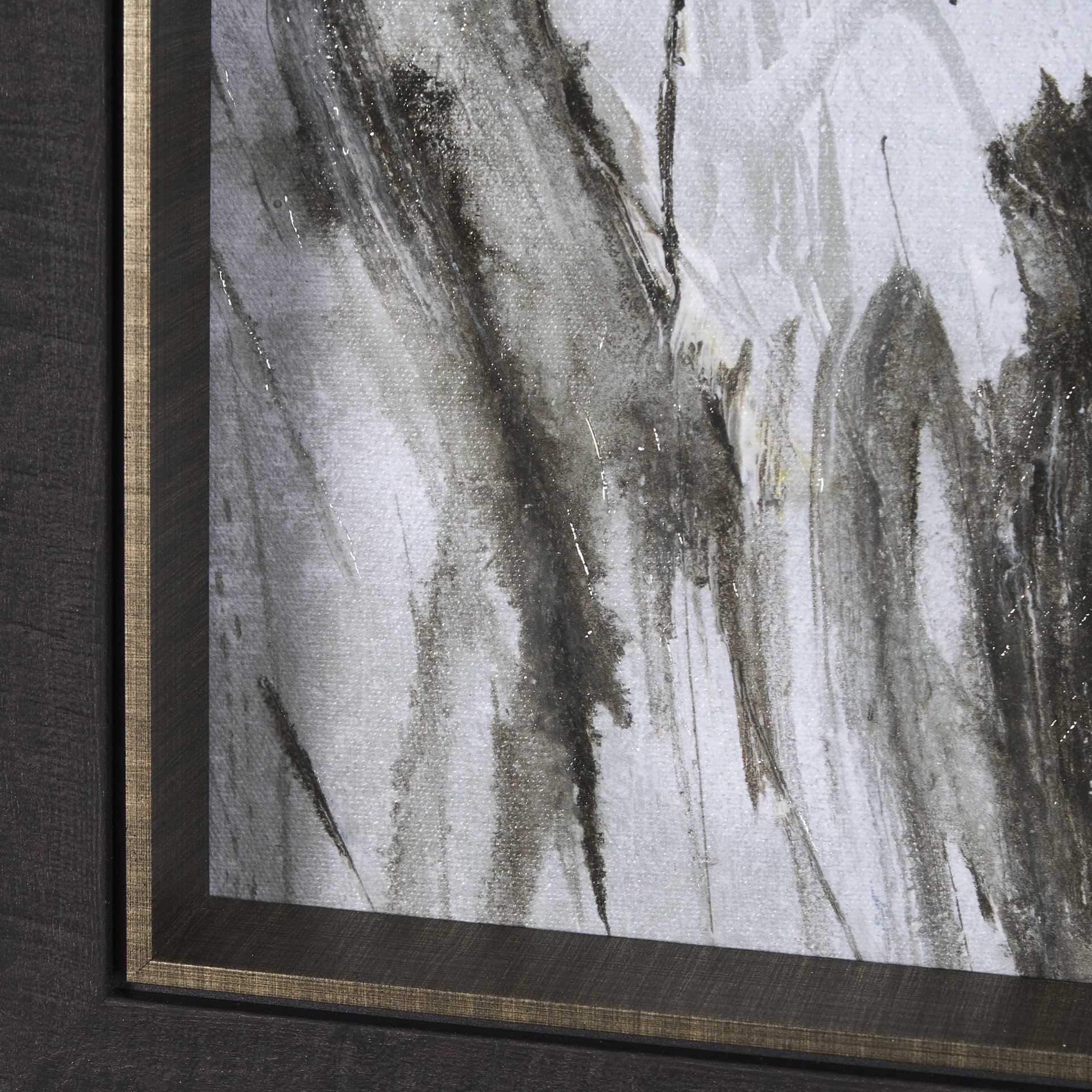 Winter Day II by Mercana Studio a Hand Embellished Textured Framed Art Print — product photograph