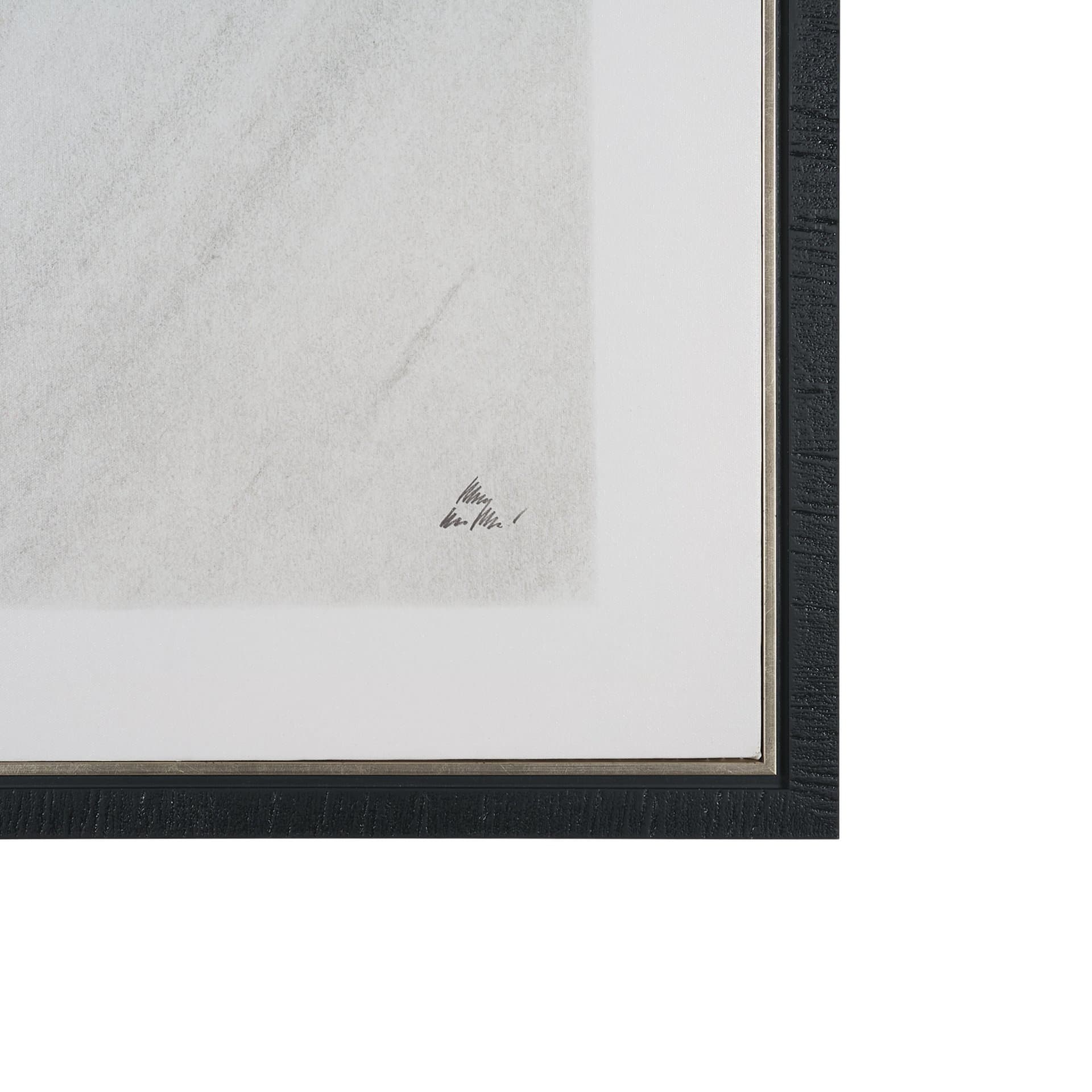 Helical by Mercana Studio Hand-Embellished Textured Framed Canvas Artwork — product photograph