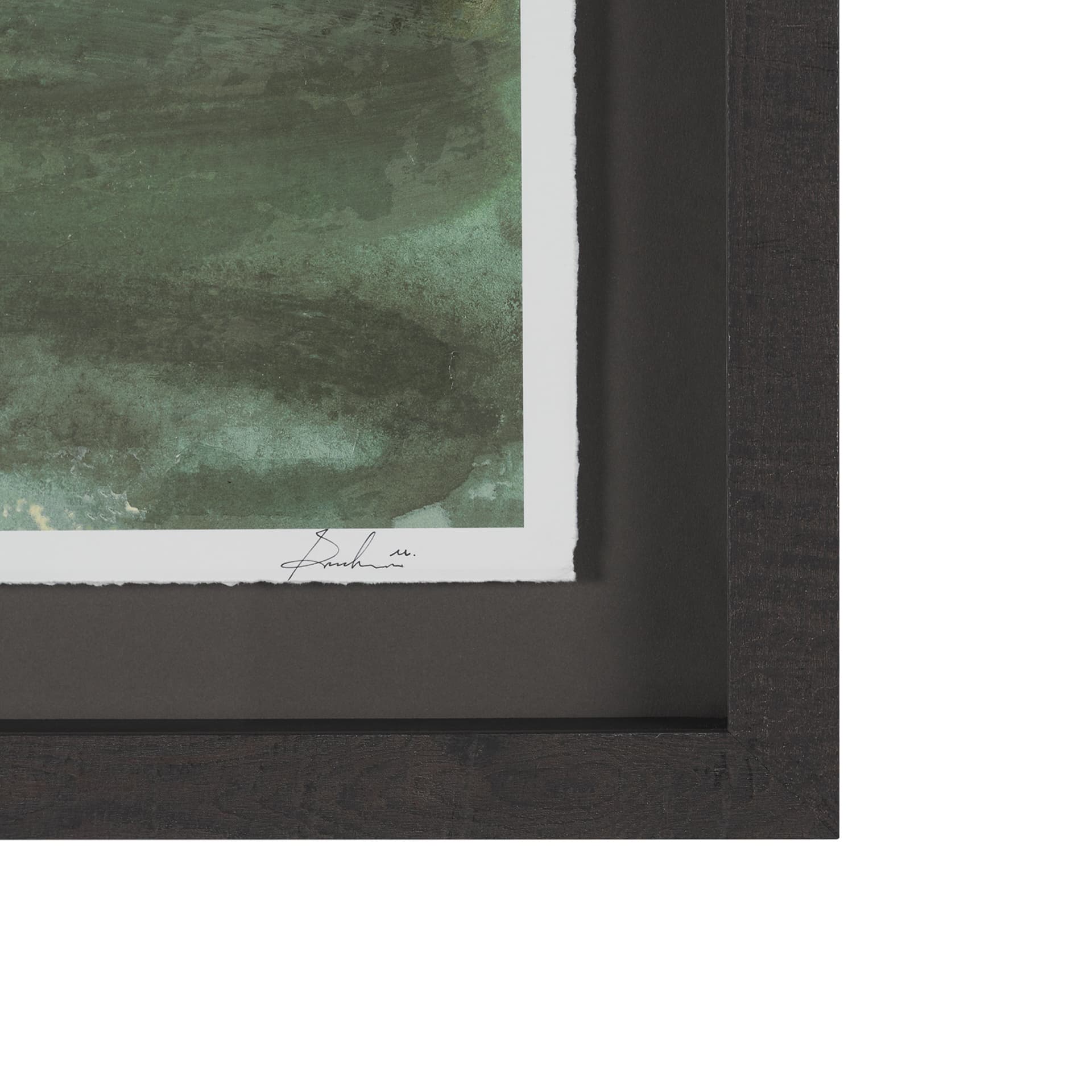 Afternoon Sunset by Mercana Studio Hand Embelished Framed Artwork Matted under Glass — product photograph
