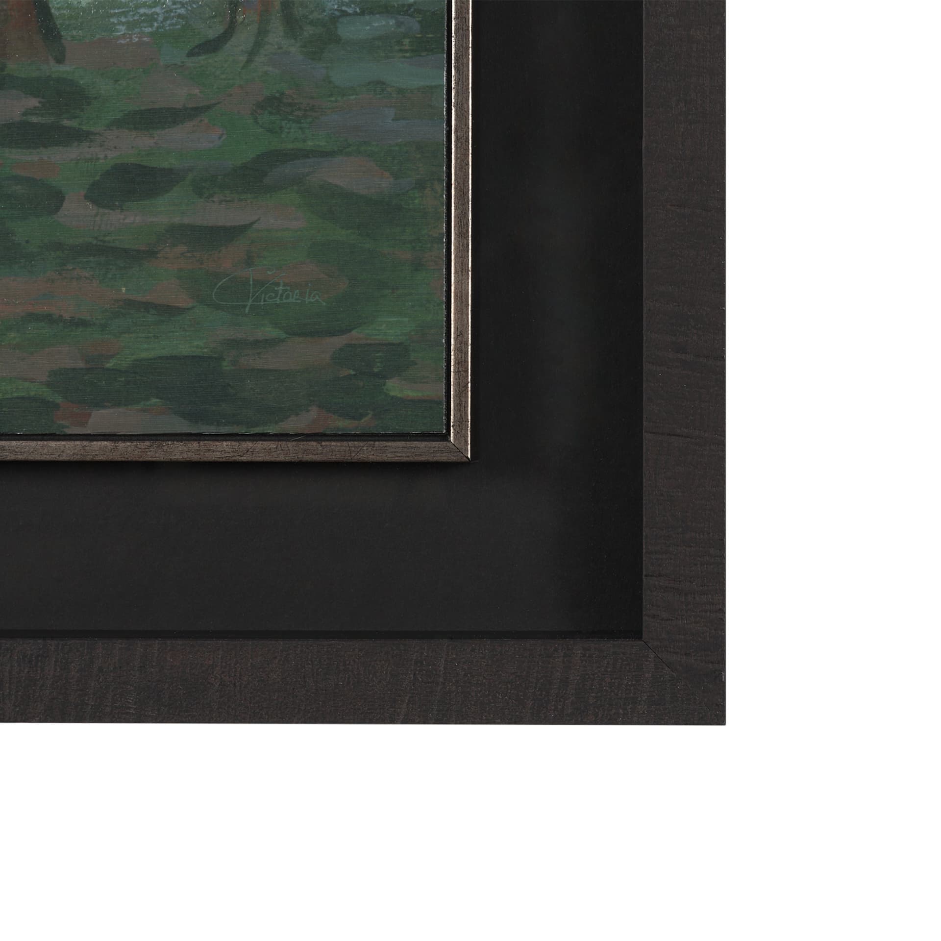 Majestic Garden III by Mercana Studio a Hand Embellished Framed Art Print under Glass — product photograph