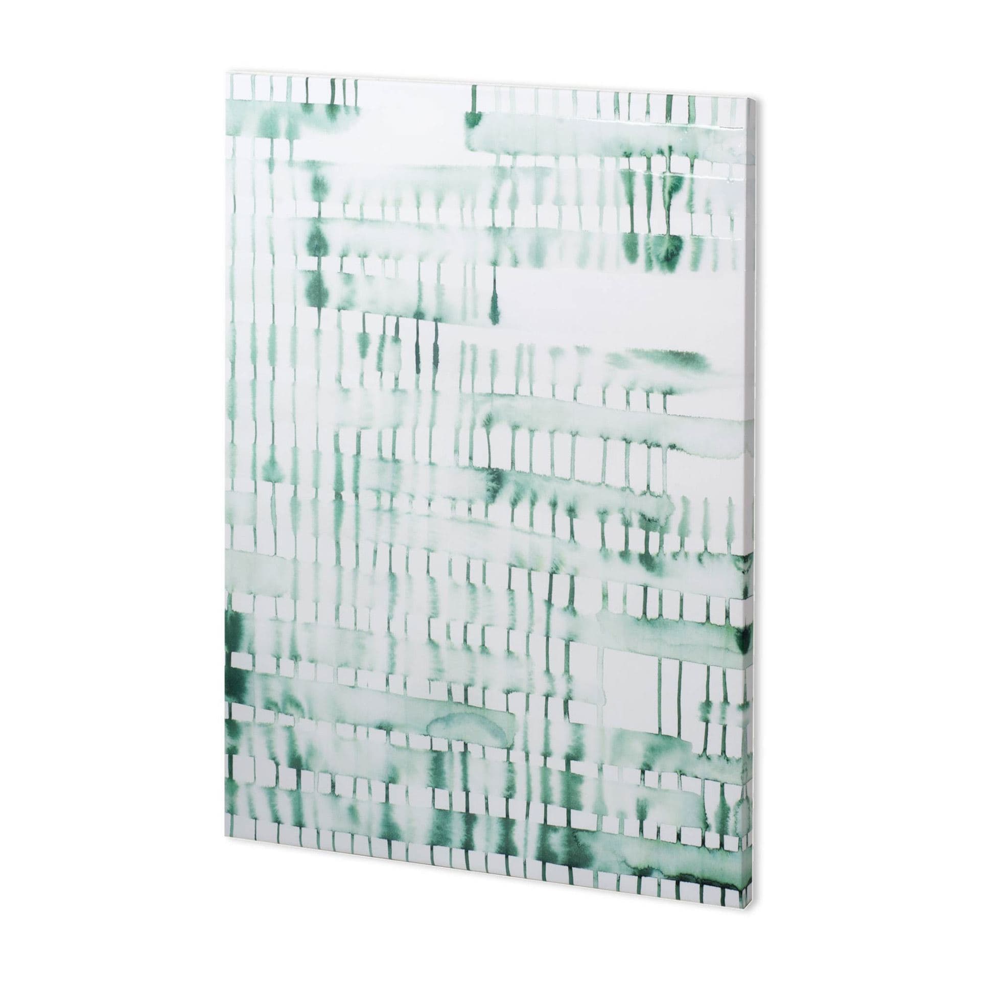 Barred I by Grace Popp a Hand Embellished Textured Canvas — product photograph