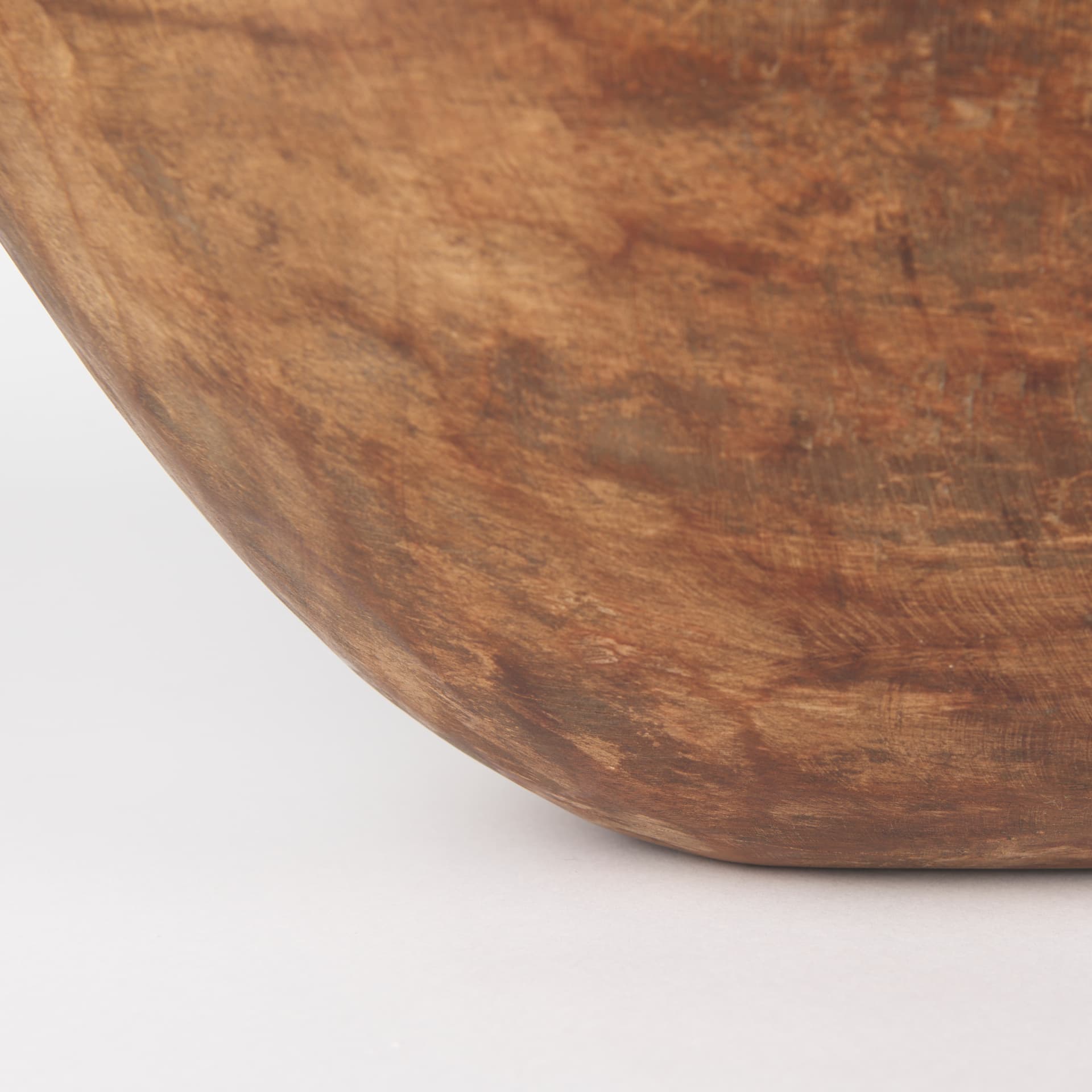 Athena Extra Large Oblong Medium Brown Reclaimed Wood Bowl — product photograph