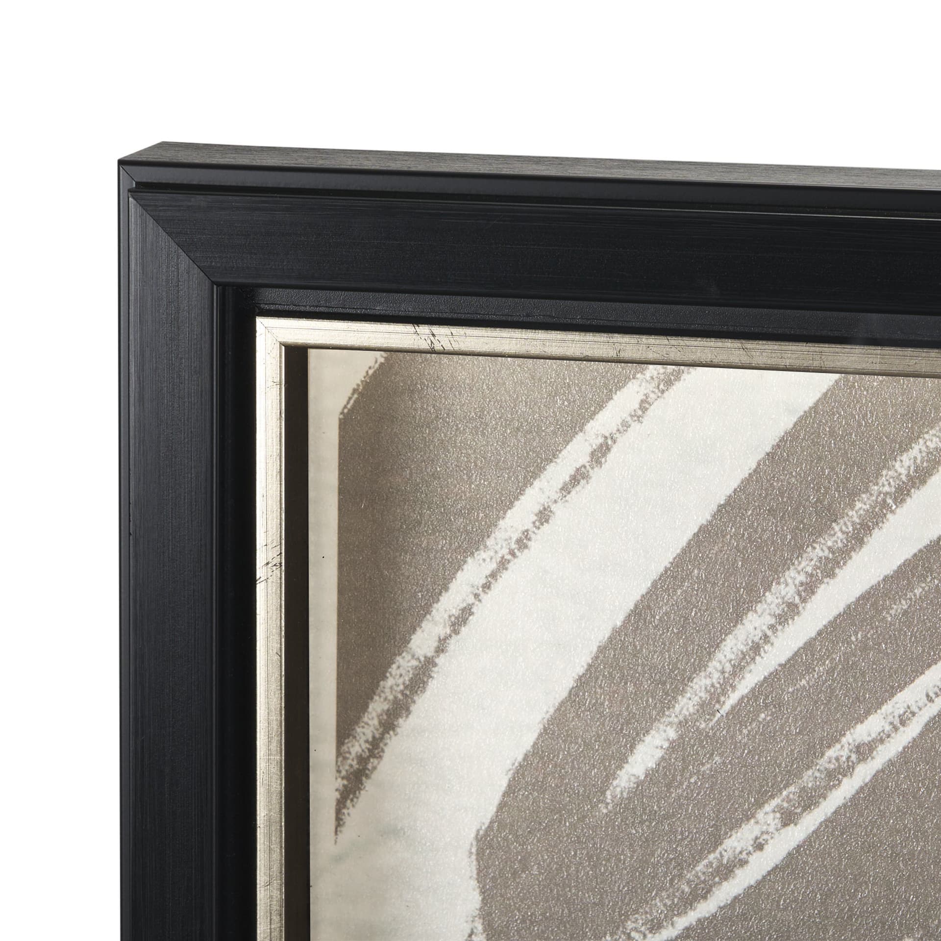 Bold People - Rowan by Mercana Studio Hand Embellished Textured Framed Art Print Matted under Glass — product photograph