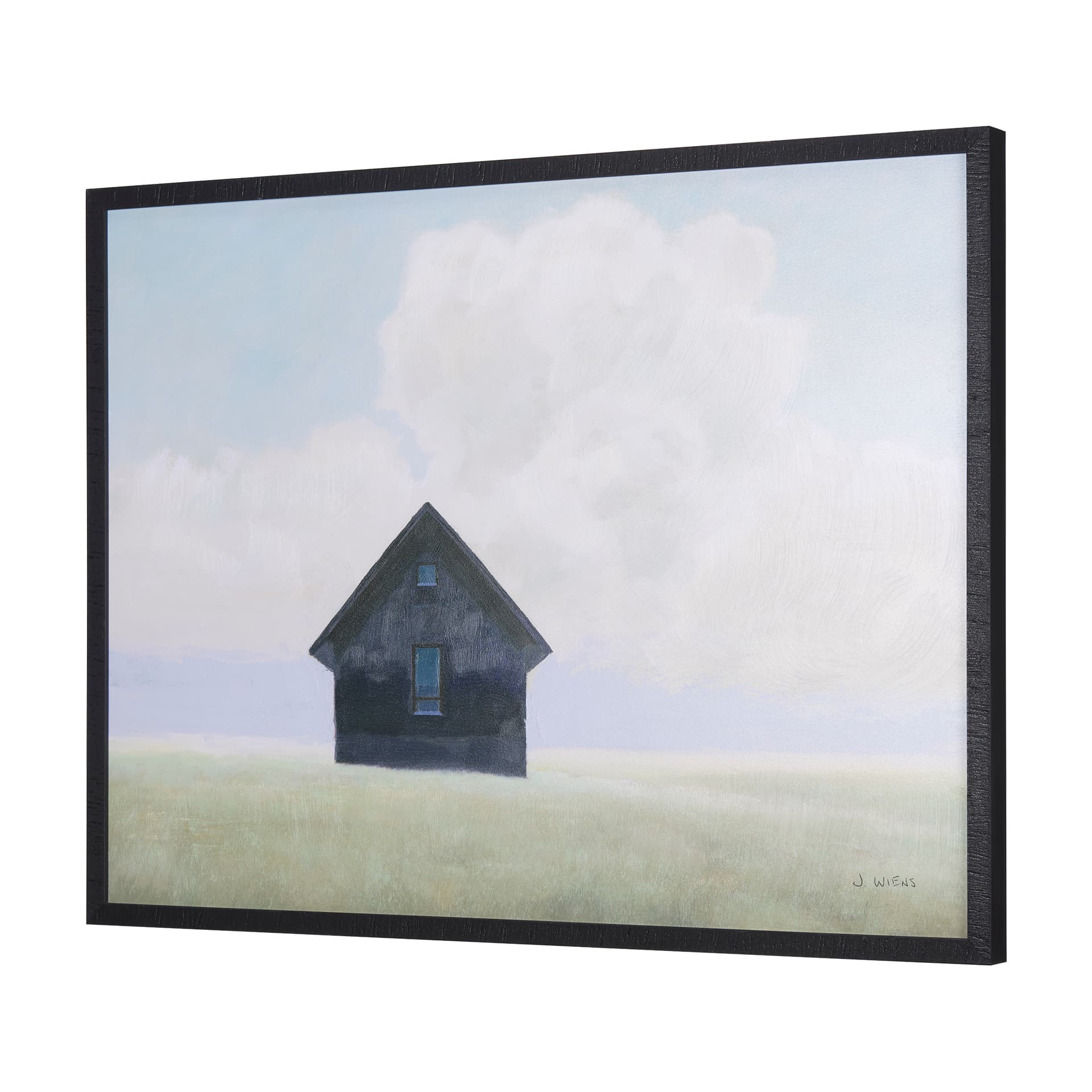 Lonely Landscape I by Mercana Studio a Hand Embellished Textured Framed Art Print — product photograph