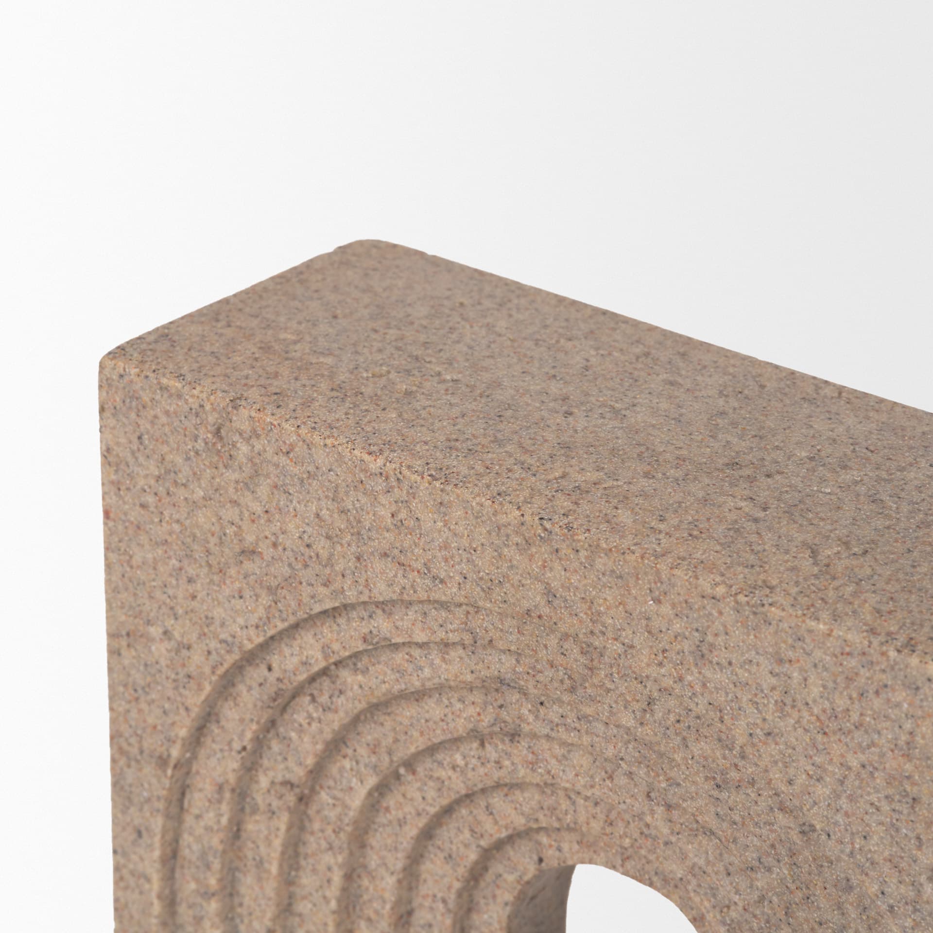 Kacia Resin Textured SandStone Decorative Object — product photograph
