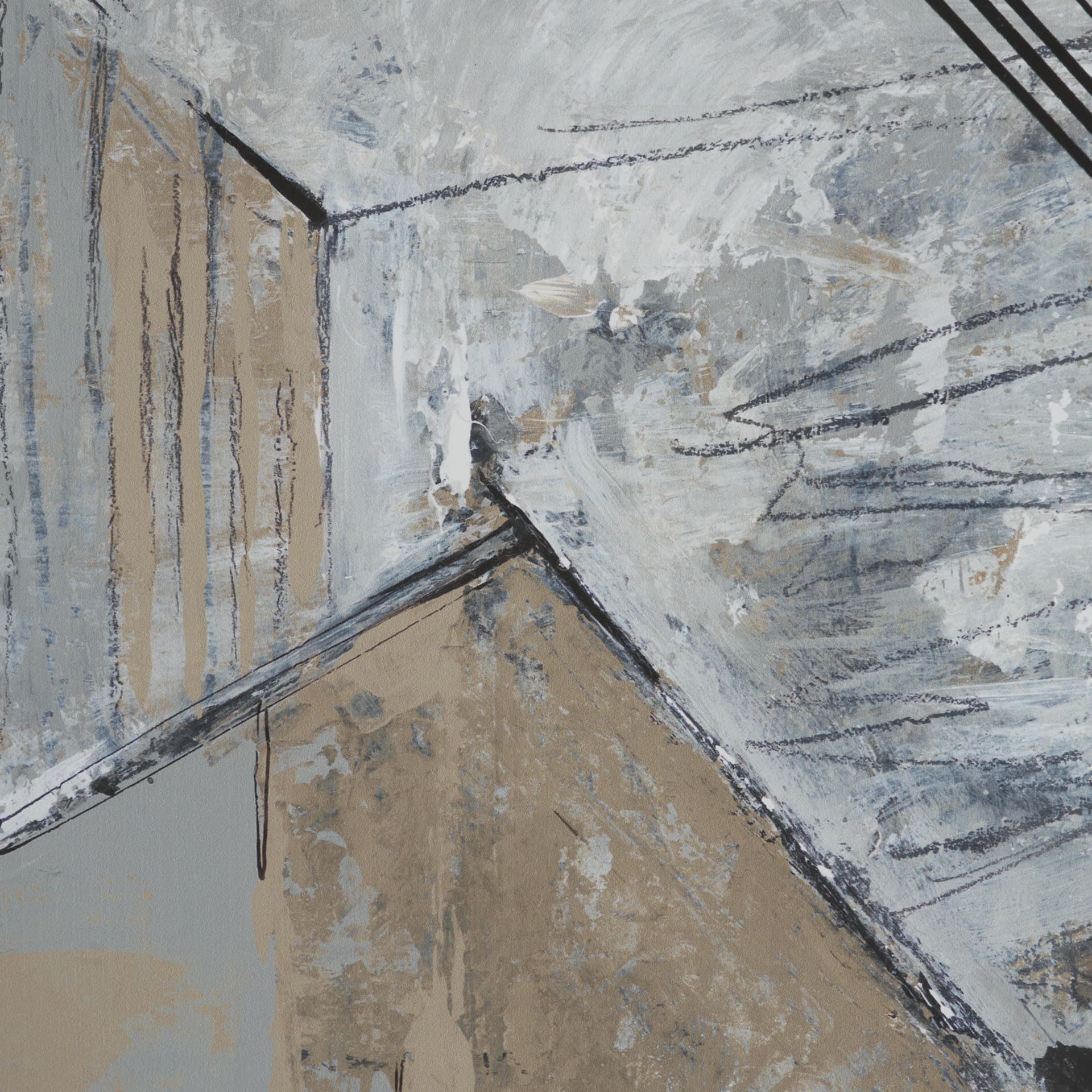 Community 3B by Mercana Studio Framed Artwork Matted under Glass — product photograph
