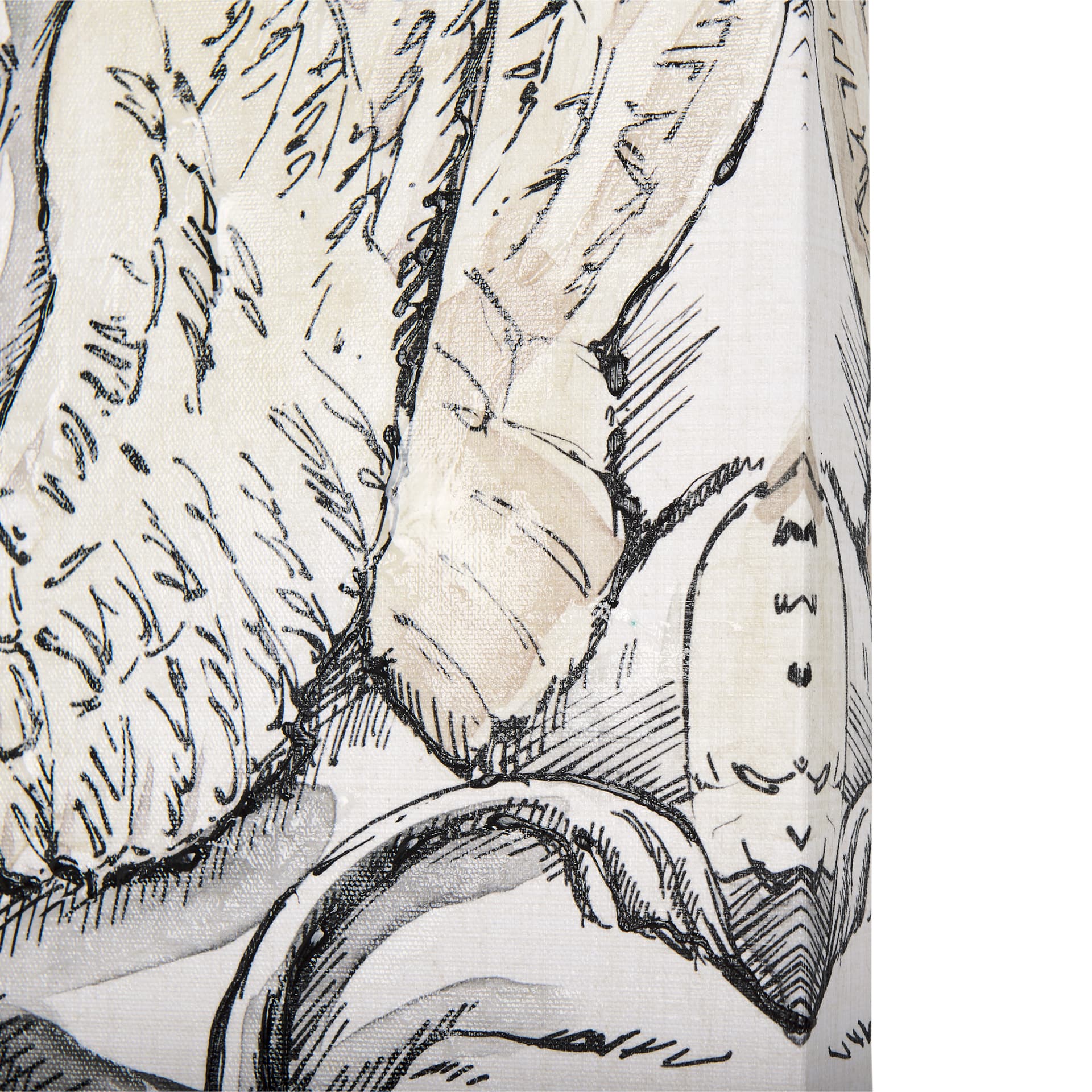 Travel memories III by Mercana Studio a Hand Embellished Textured Canvas — product photograph