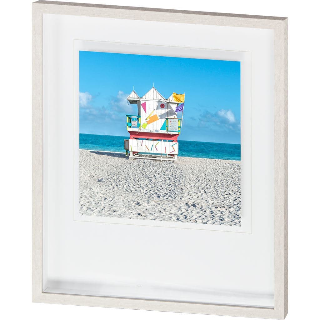 Miami Beach V by Richard Silver a Framed Photo Art Print Matted under Glass — product photograph