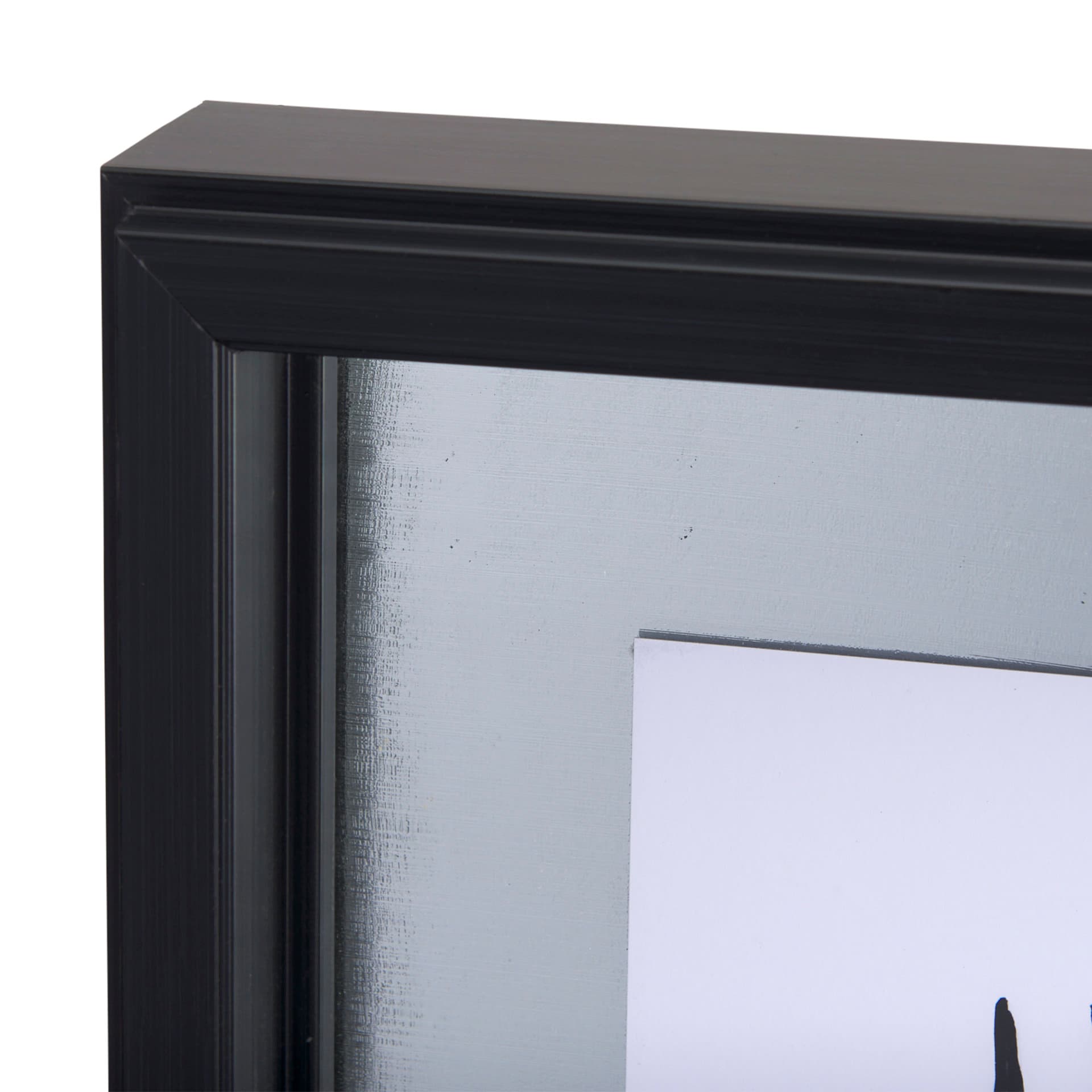 Lines II by Mercana Studio a Hand Embellished Textured Framed Art Print Matted under Glass — product photograph