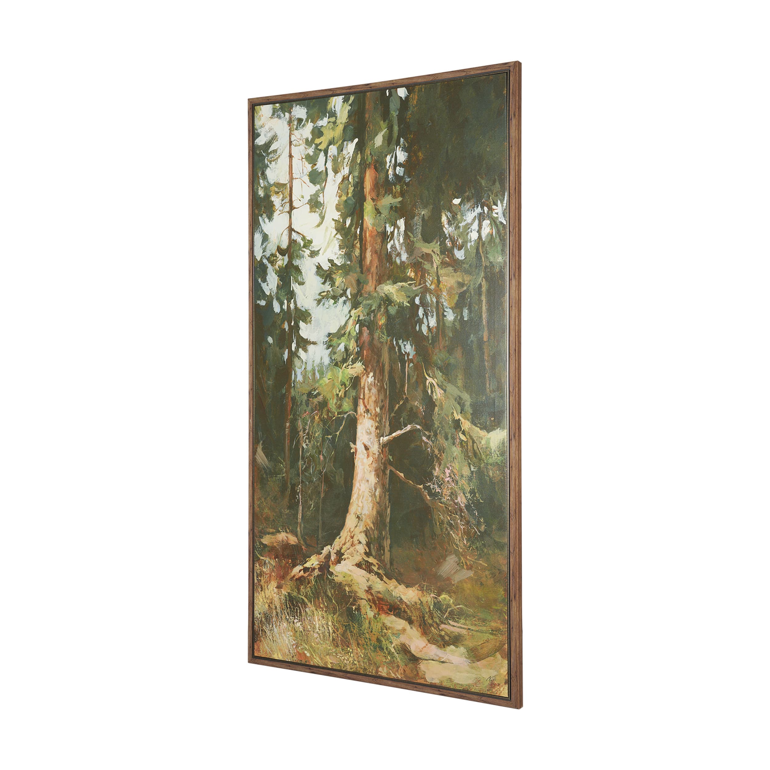 Heart of the Forest IV by Mercana Studio Hand-Embellished Textured Framed Canvas Artwork — product photograph