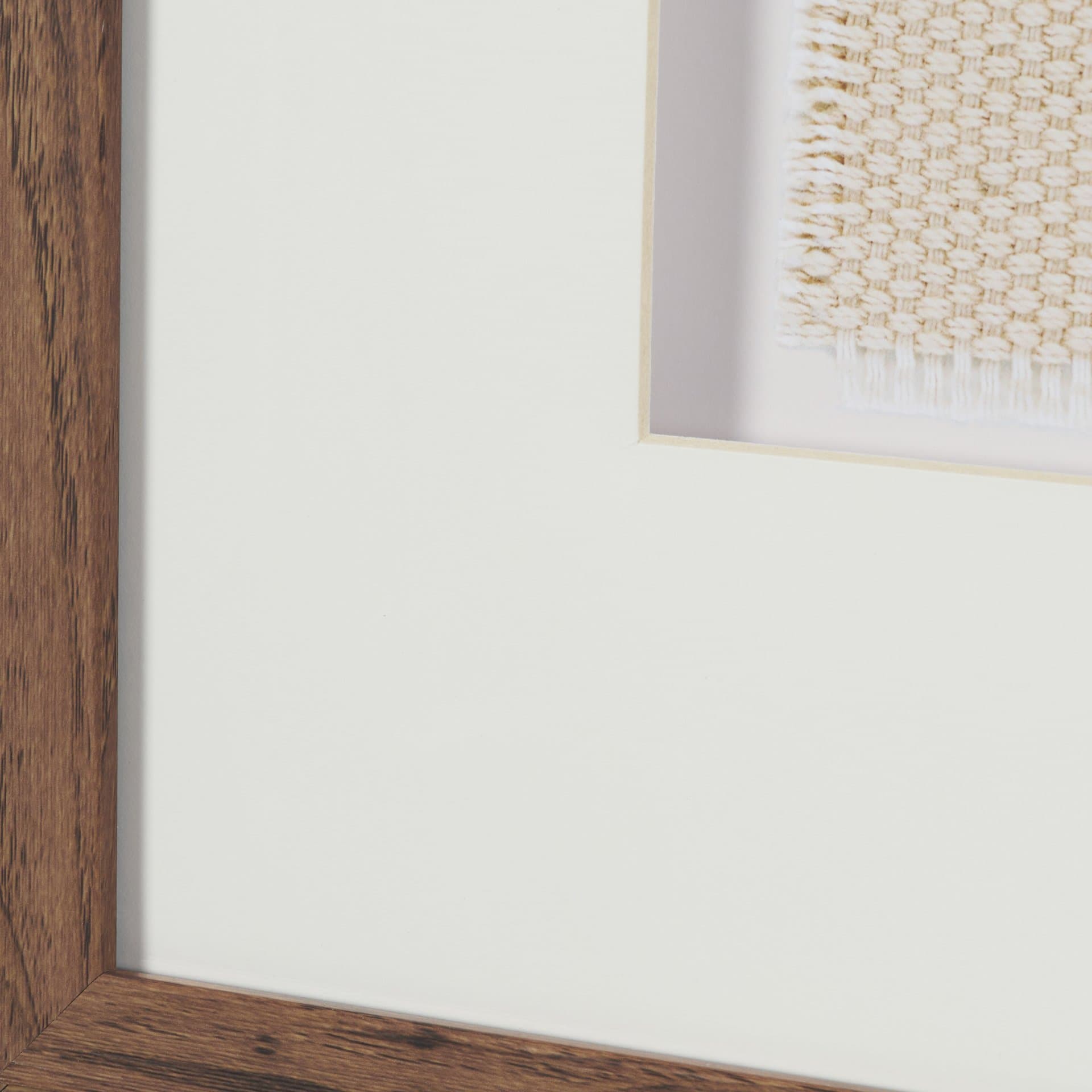 Papua Necklace I by Mercana Studio Hand-Embellished Textured Framed Artwork Matted under Glass — product photograph