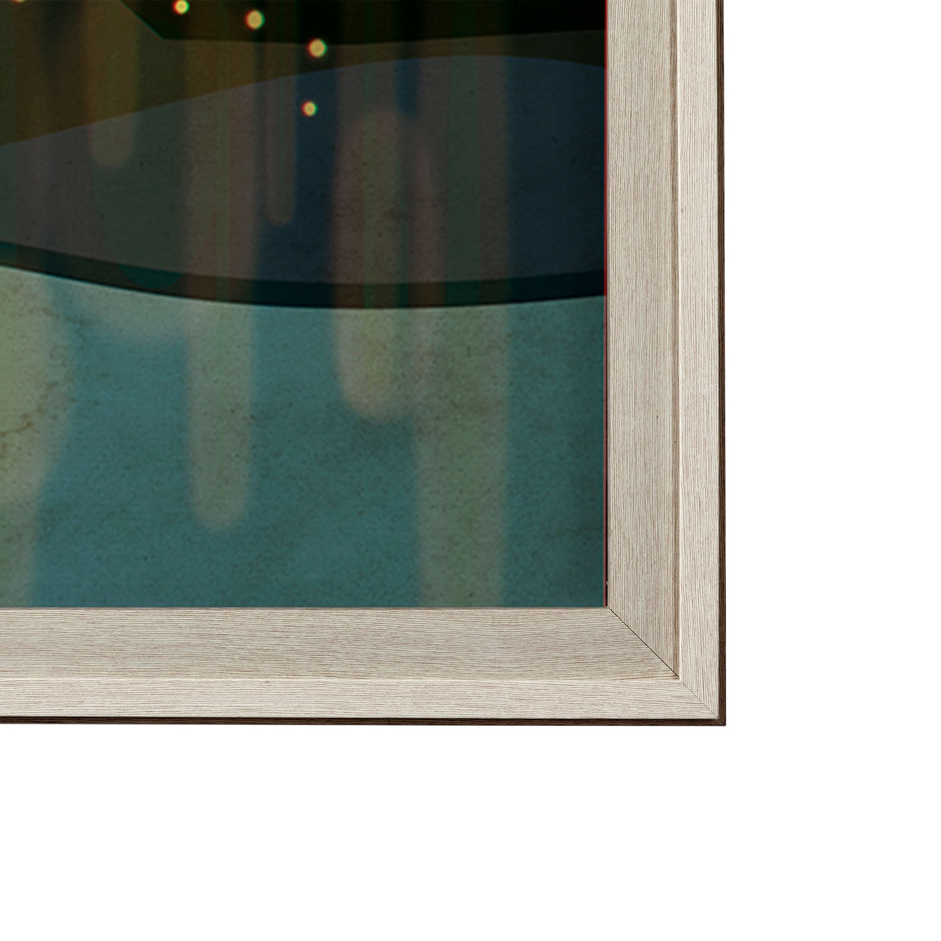Victoria Go Canada (XL) by Mercana Studio a Hand Embellished Decograph Framed Art Print under Glass — product photograph