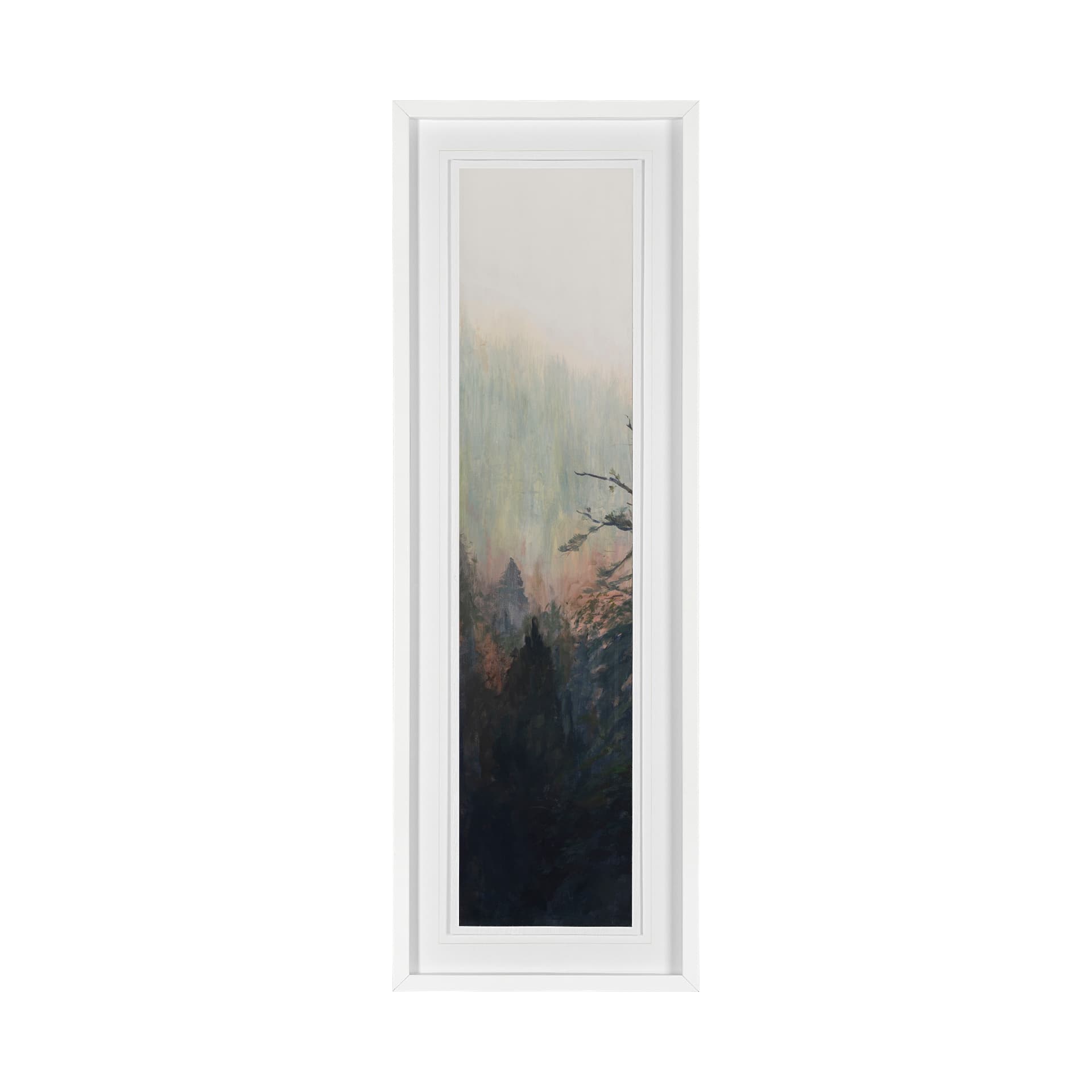 Pacific Northwest Panel IV by Sandra Lafrate Hand Embellished Framed Art Print Matted under Glass — product photograph
