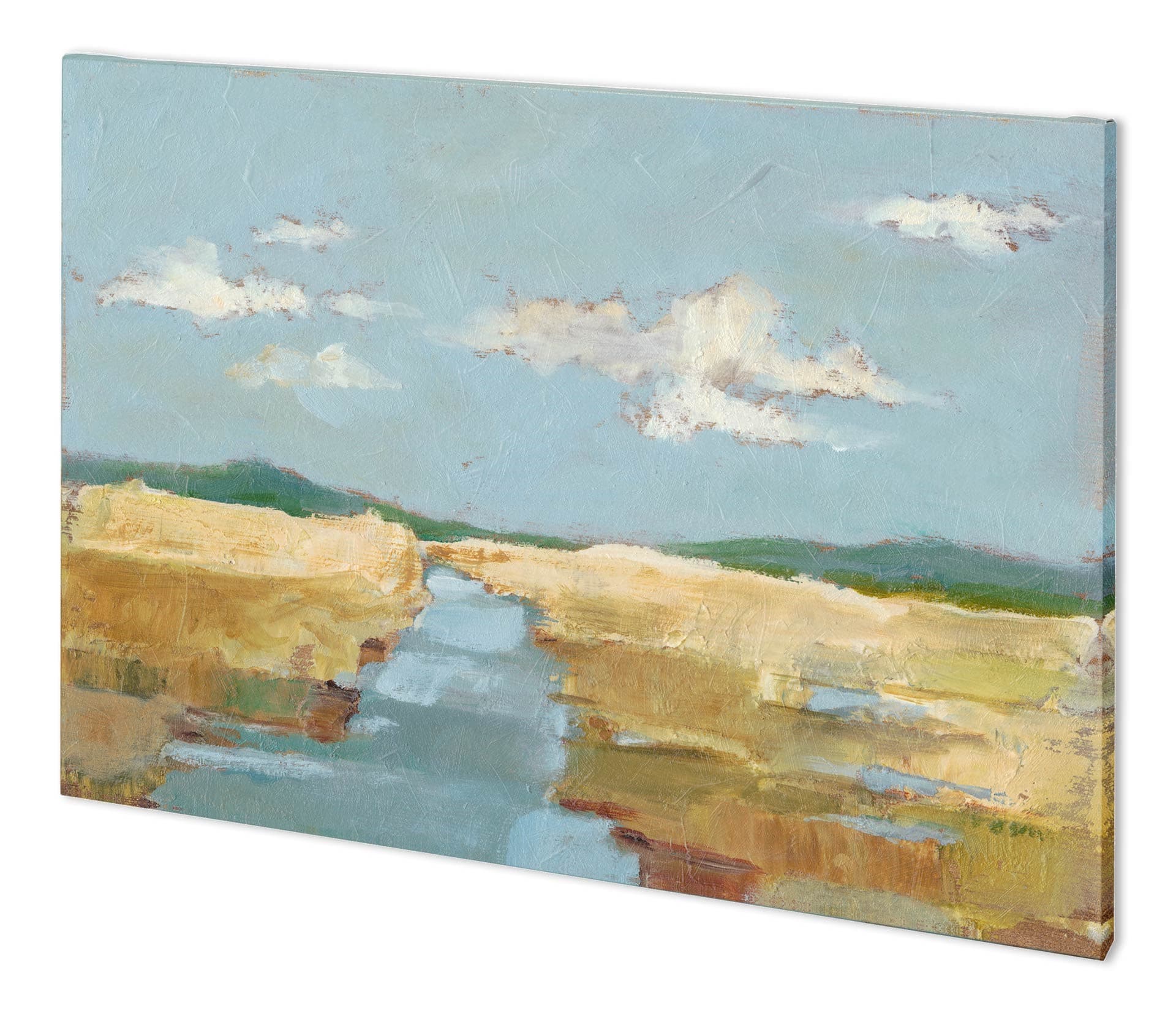 Summer Wetland II by Ethan Harper a Hand Embellished Textured Canvas — product photograph