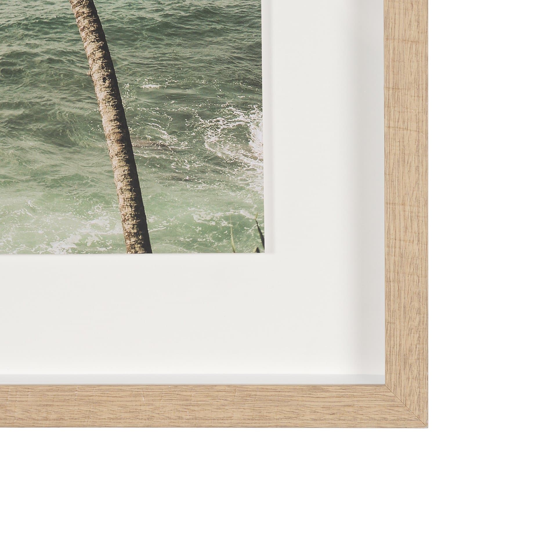 Oceanside Palms by Shot By Clint Framed Photo Print Matted under Glass — product photograph