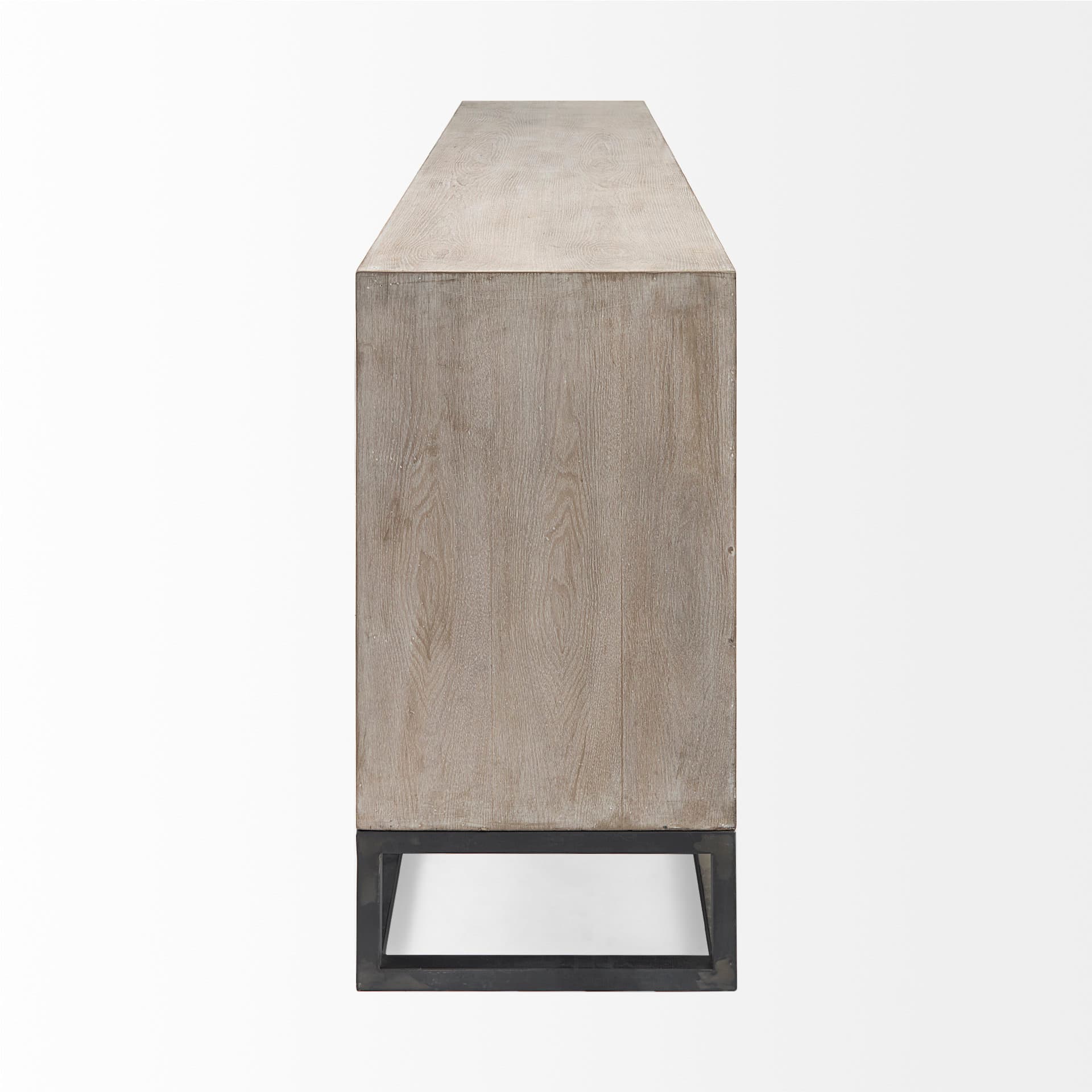 Genevieve II Light Brown Fir Veneer 9 Drawer Sideboard — product photograph