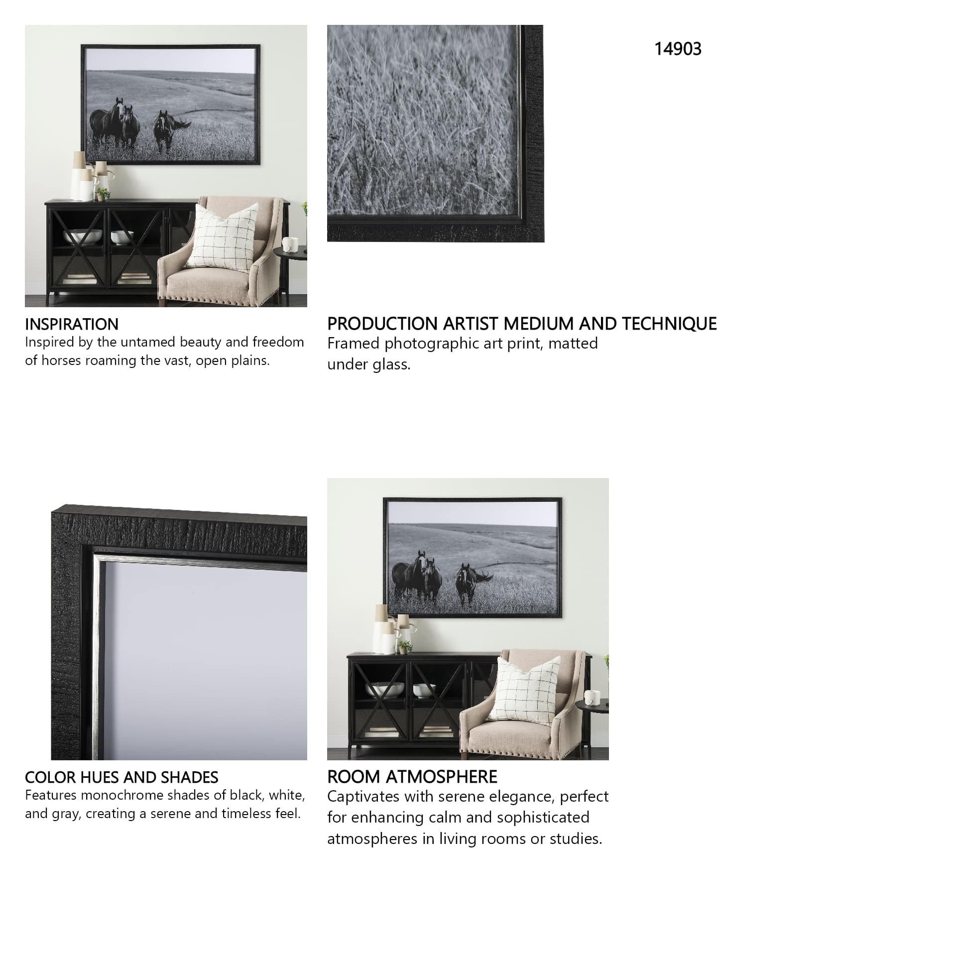 Montana Moves by Mercana Studio a Framed Photo Art Print Matted under Glass — in a styled room