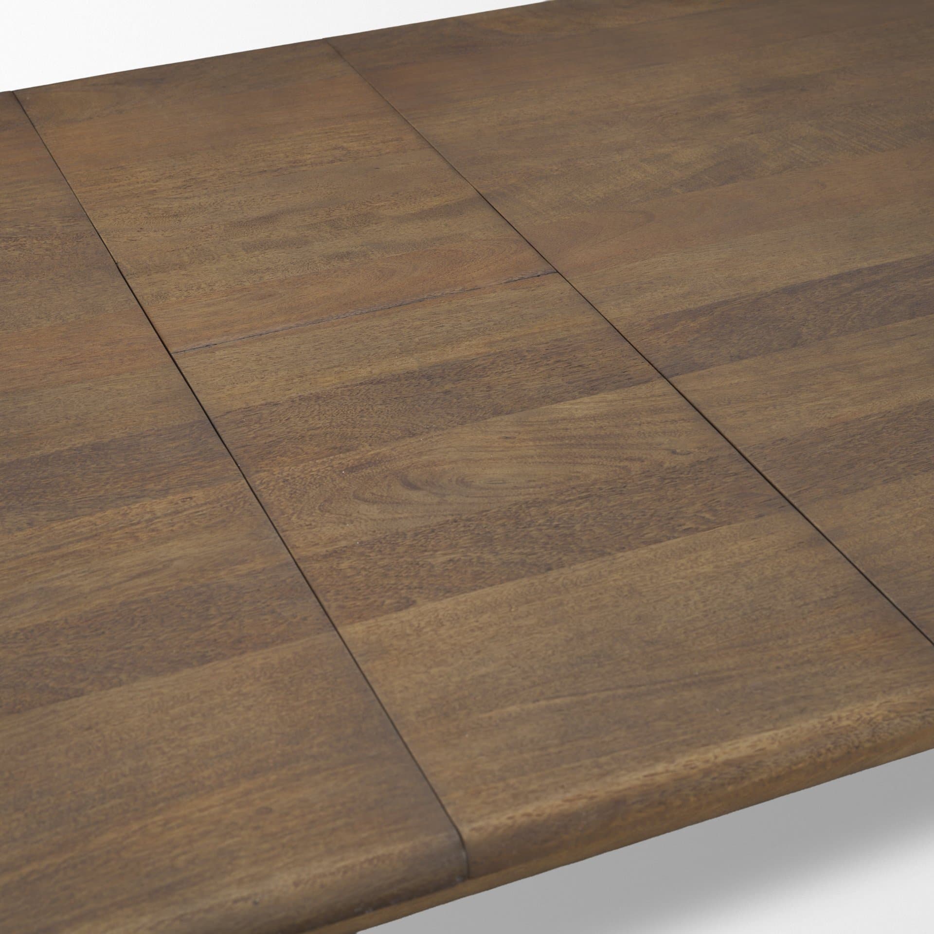 Angeline 96"L x 48"W Extendable Dining Table | Dark Brown Wood | Seats 8-10 — product photograph