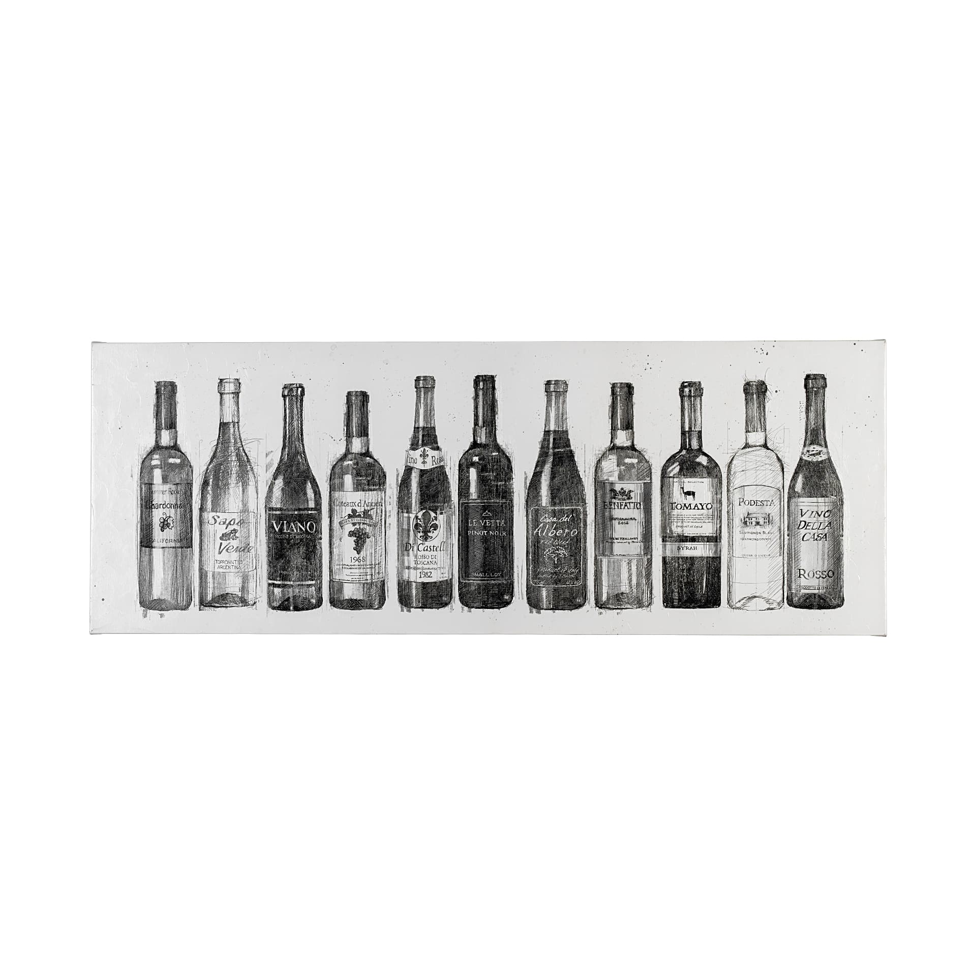 Wine Cellar Crop by Avery Tillmon a Hand Embellished Textured Canvas — product photograph