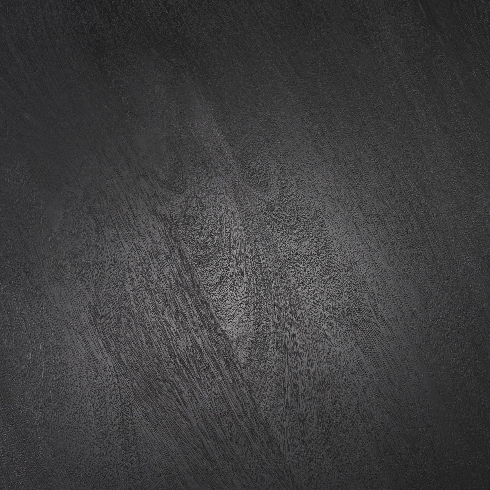 Soma 48" Round Dining Table | Modern | Black Wood | Seats 4 — product photograph
