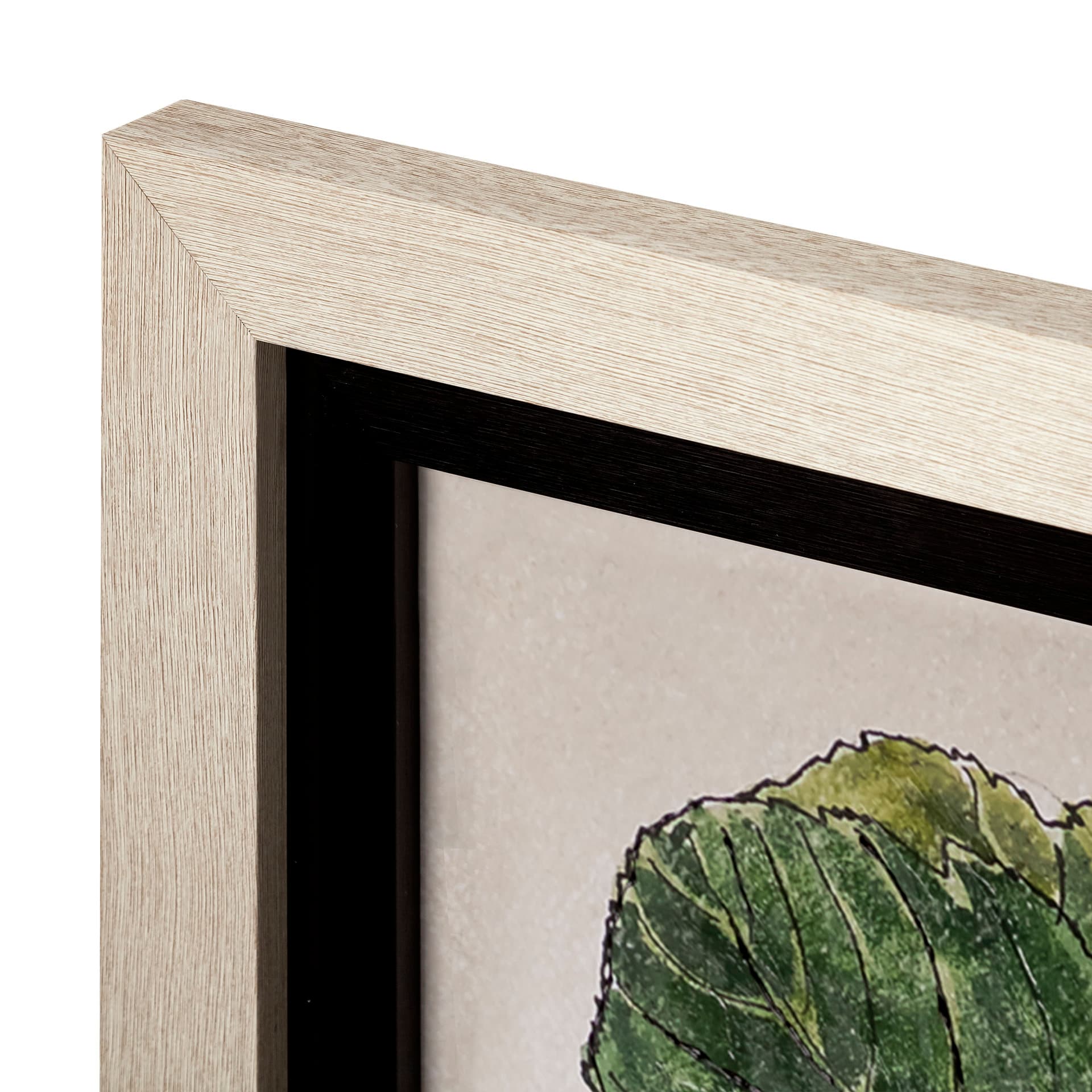 Bald Akvarellmalning by John Bauer a Hand Embellished Textured Framed Art Print Matted under Glass — product photograph