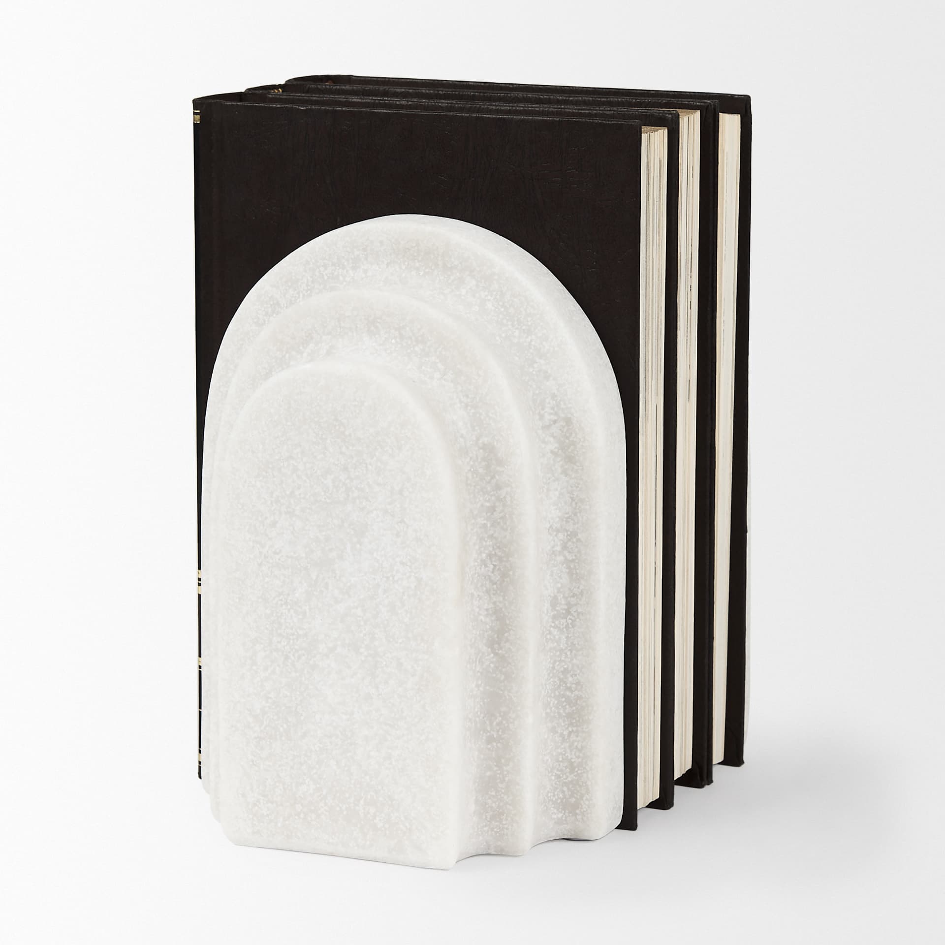 Empire Granite Resin Arc Book End Set — product photograph
