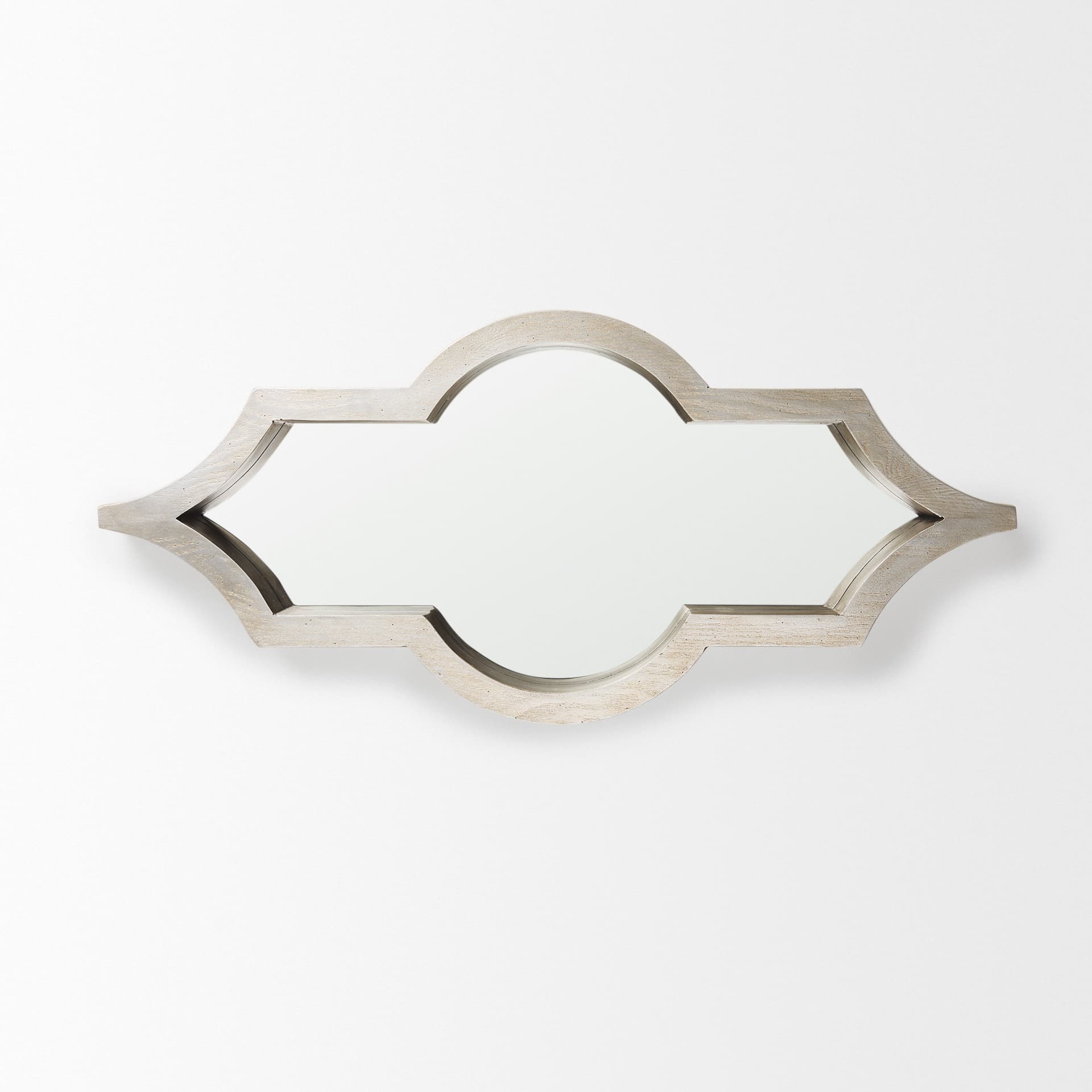 Tamanar 15x34 Champagne Wood Frame Mirror — product photograph