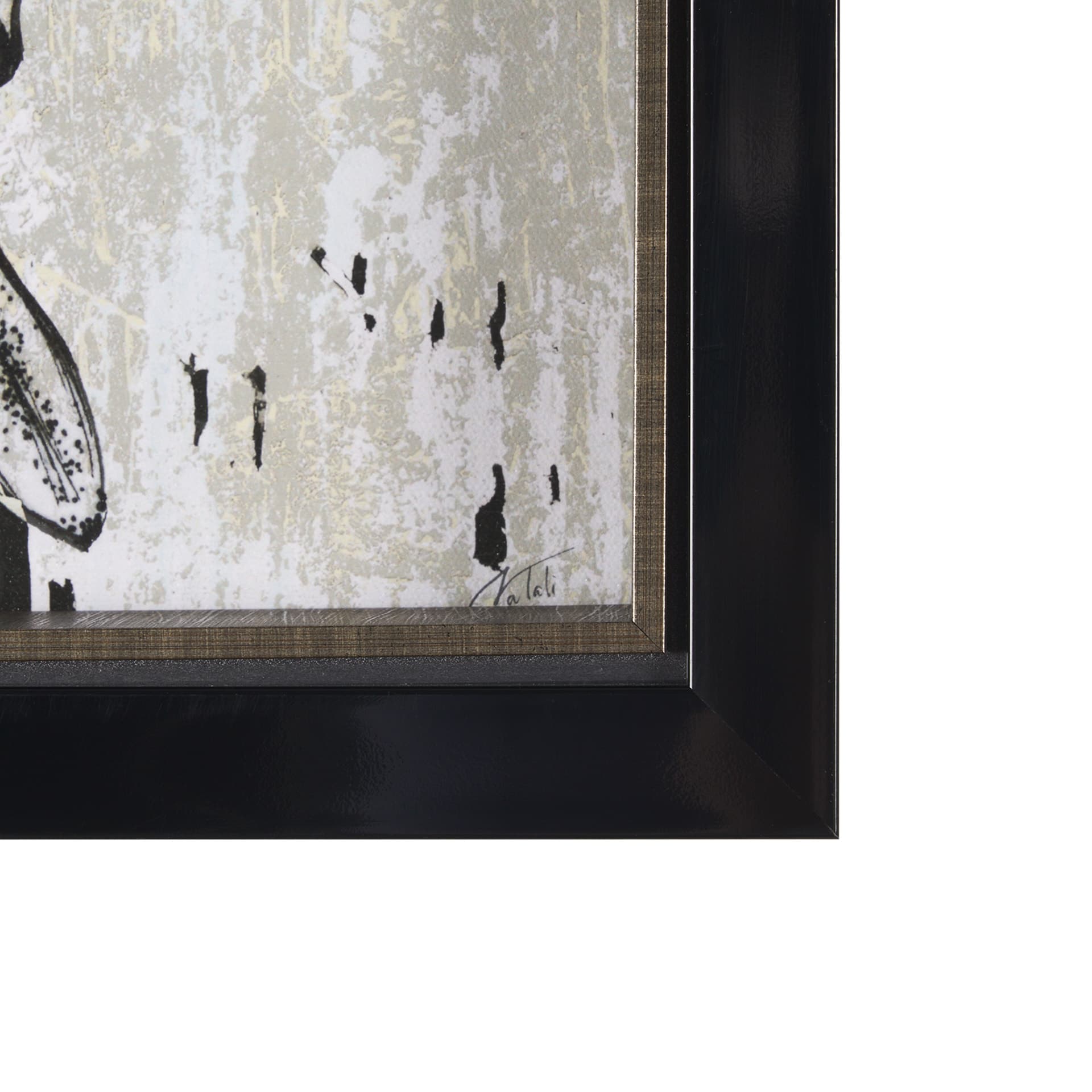 Papillon II by Mercana Studio a Hand Embellished Framed Art Print — product photograph