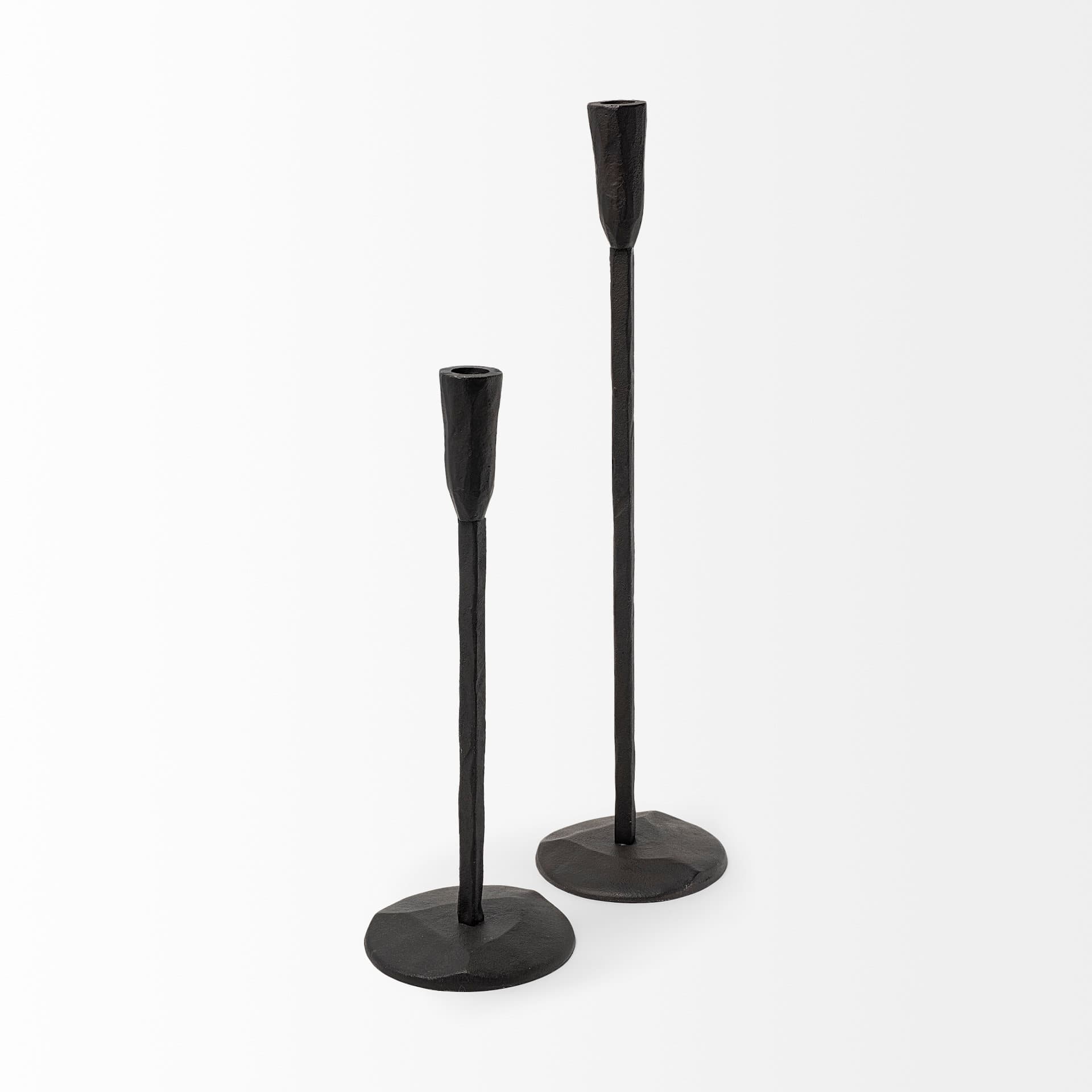 Levit (Large) Black Table Candle Holder — product photograph