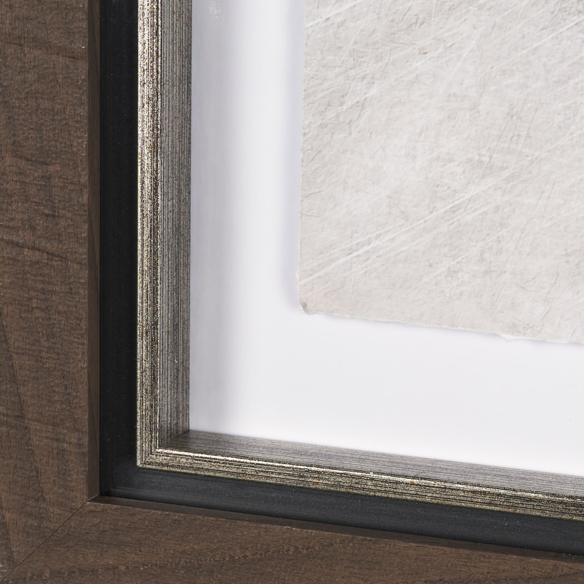 Red Eclipse by Mercana Studio Hand Embellished Framed Print under Glass — product photograph