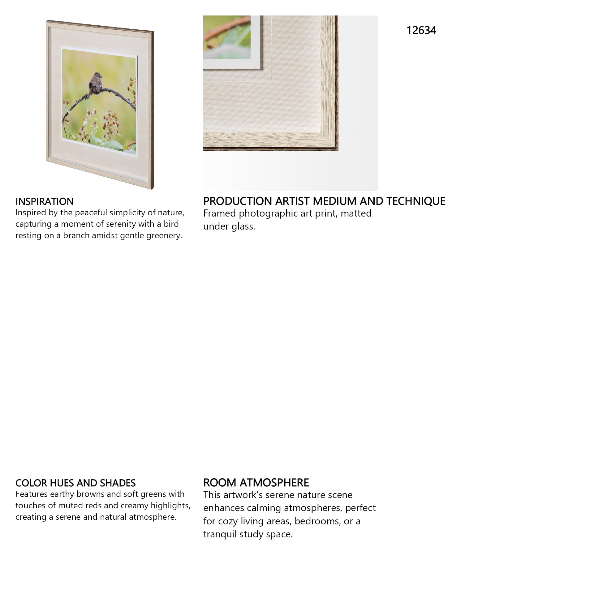 untitled by Nancy Crowell a Framed Photo Art Print Matted under Glass — in a styled room