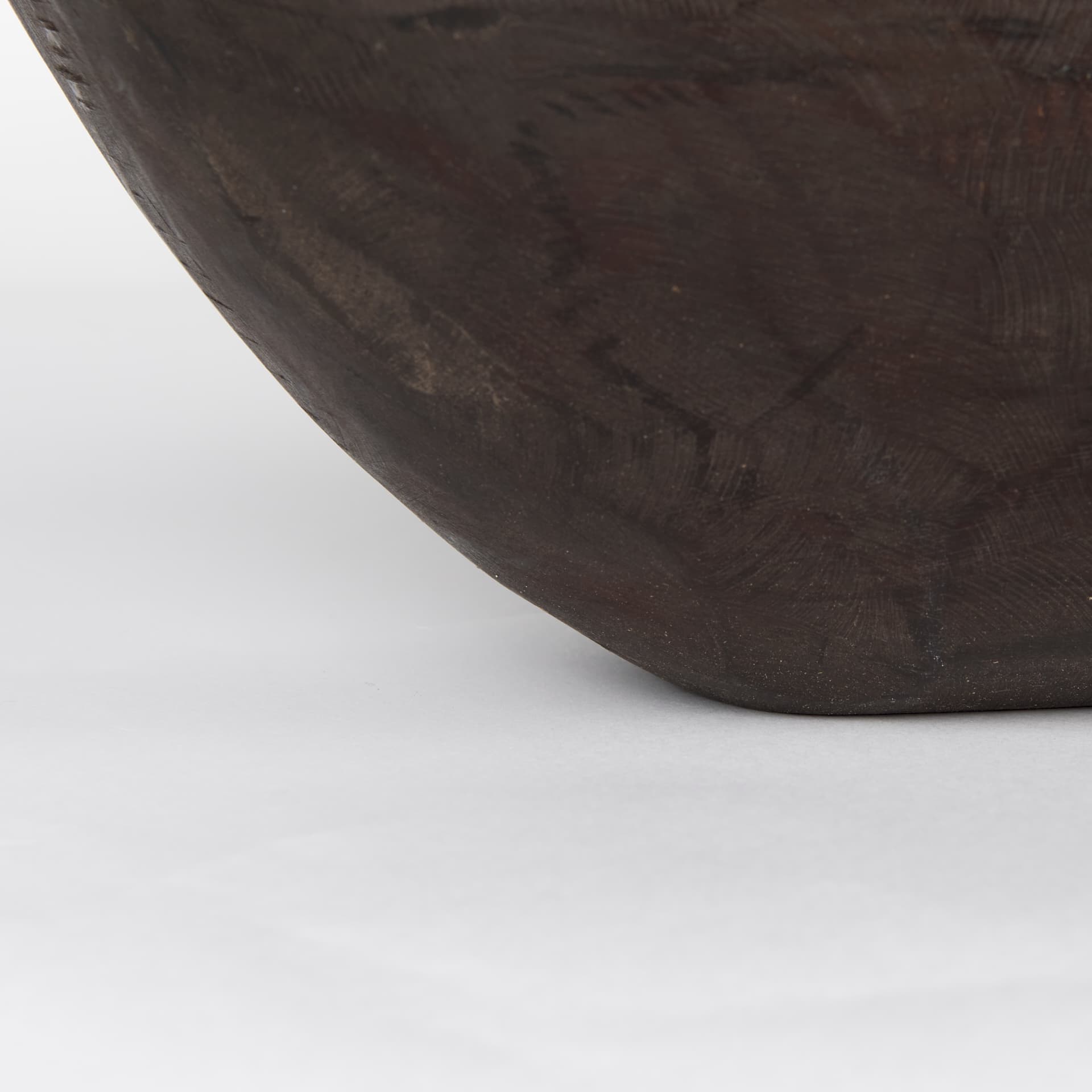 Athena Set of 2 Extra Large Black-Brown Reclaimed Wood Trays — product photograph