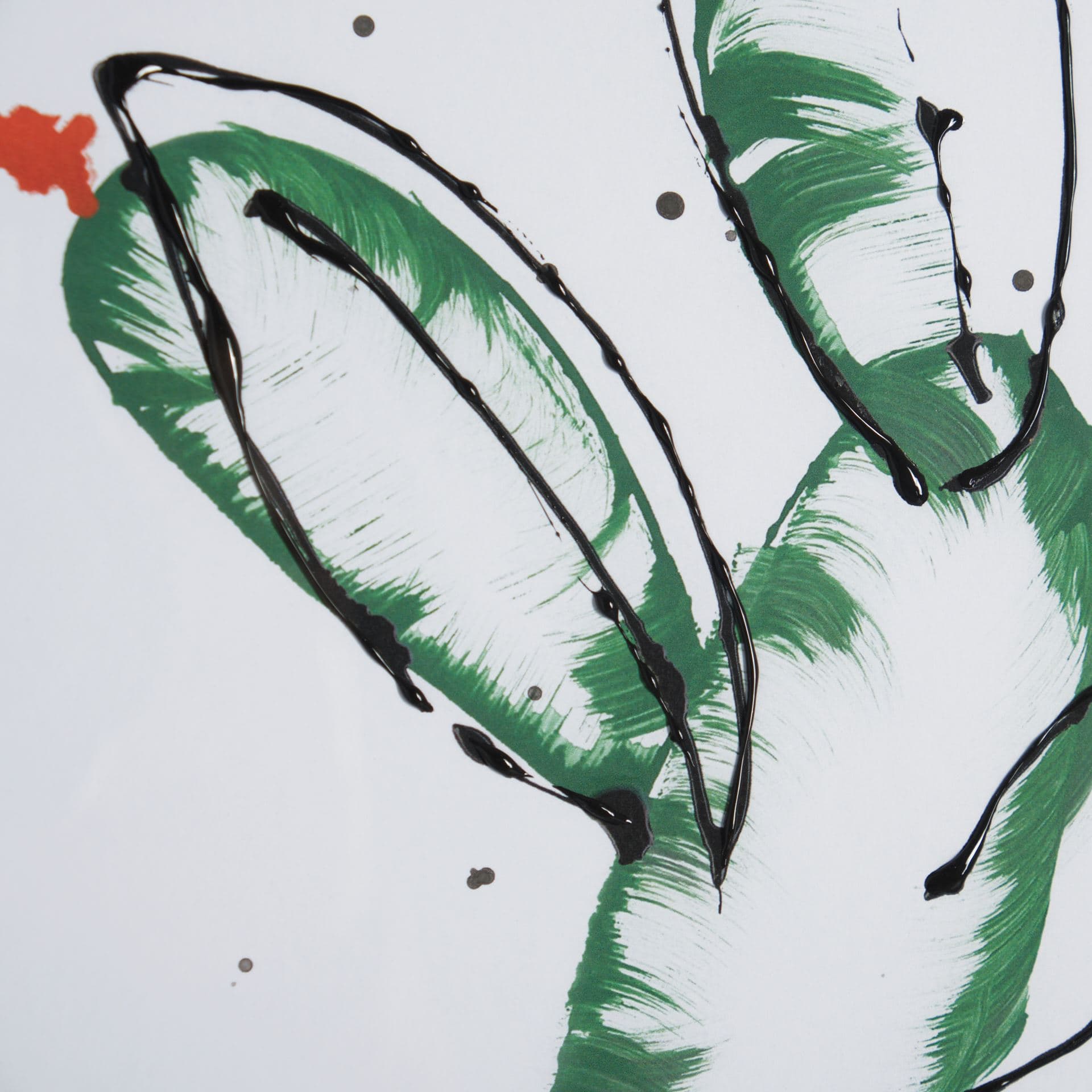 Cactus I by Mercana Studio a Hand Embellished Textured Framed Art Print Matted under Glass — product photograph